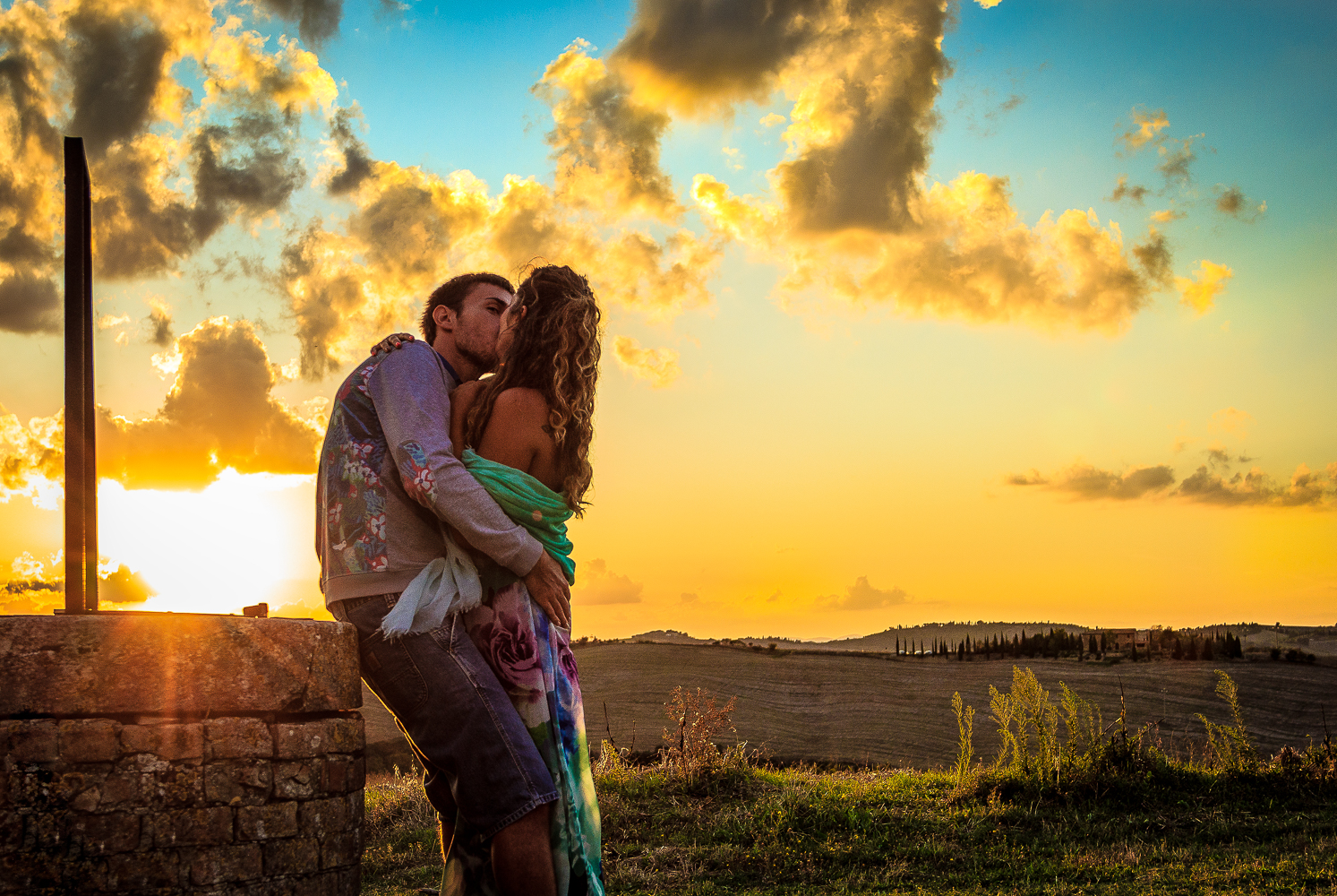 When the sun slowly down