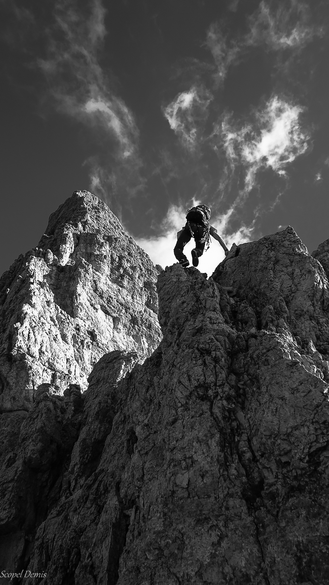 piz popena 3152m..cresta sud, via inglese. 9.07.2016