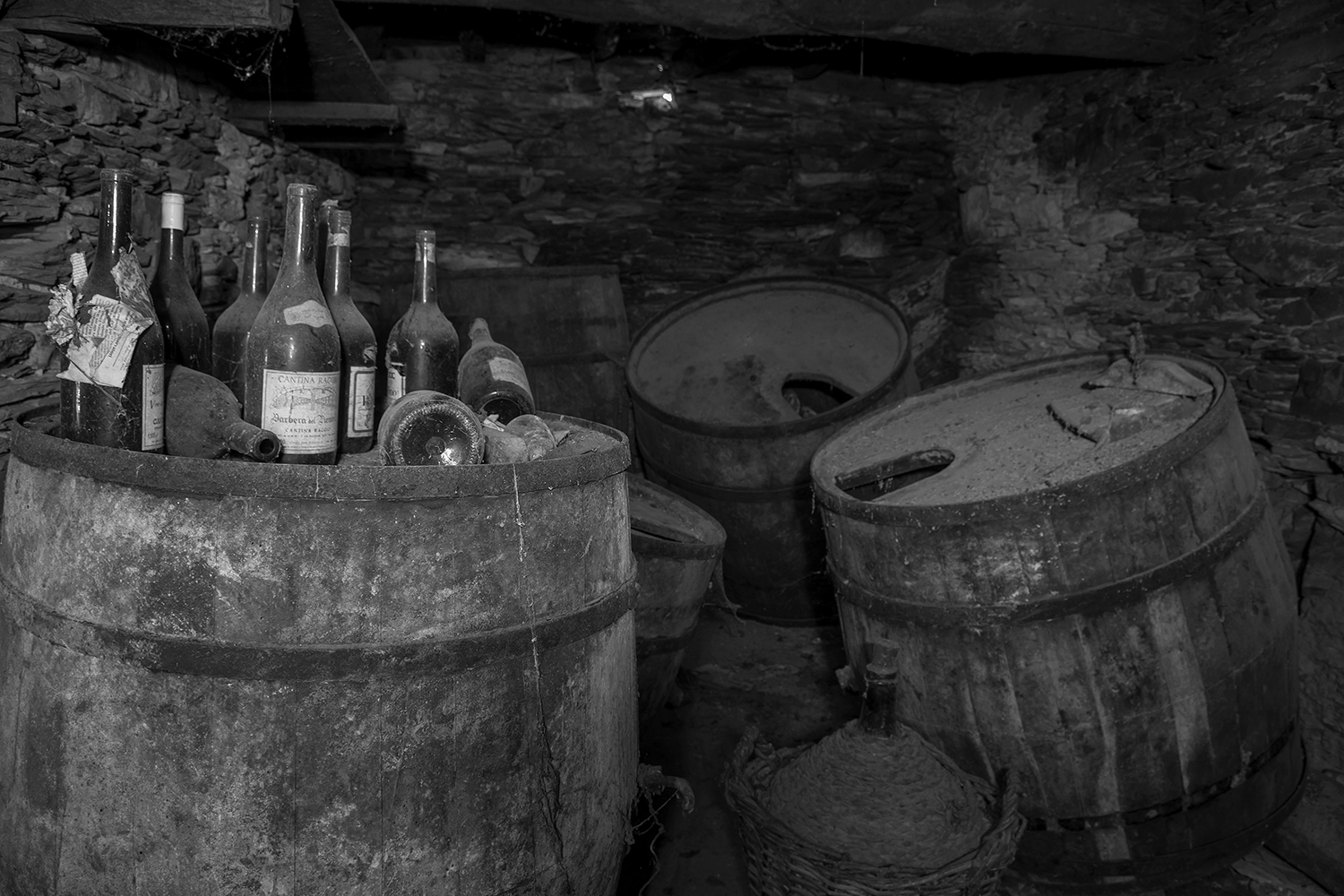 The barrel room