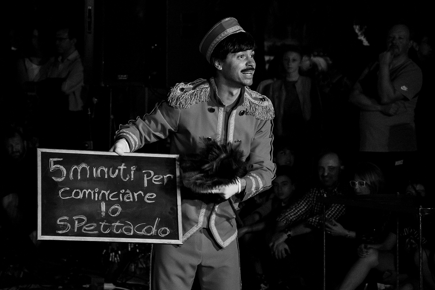 The show has yet to begin