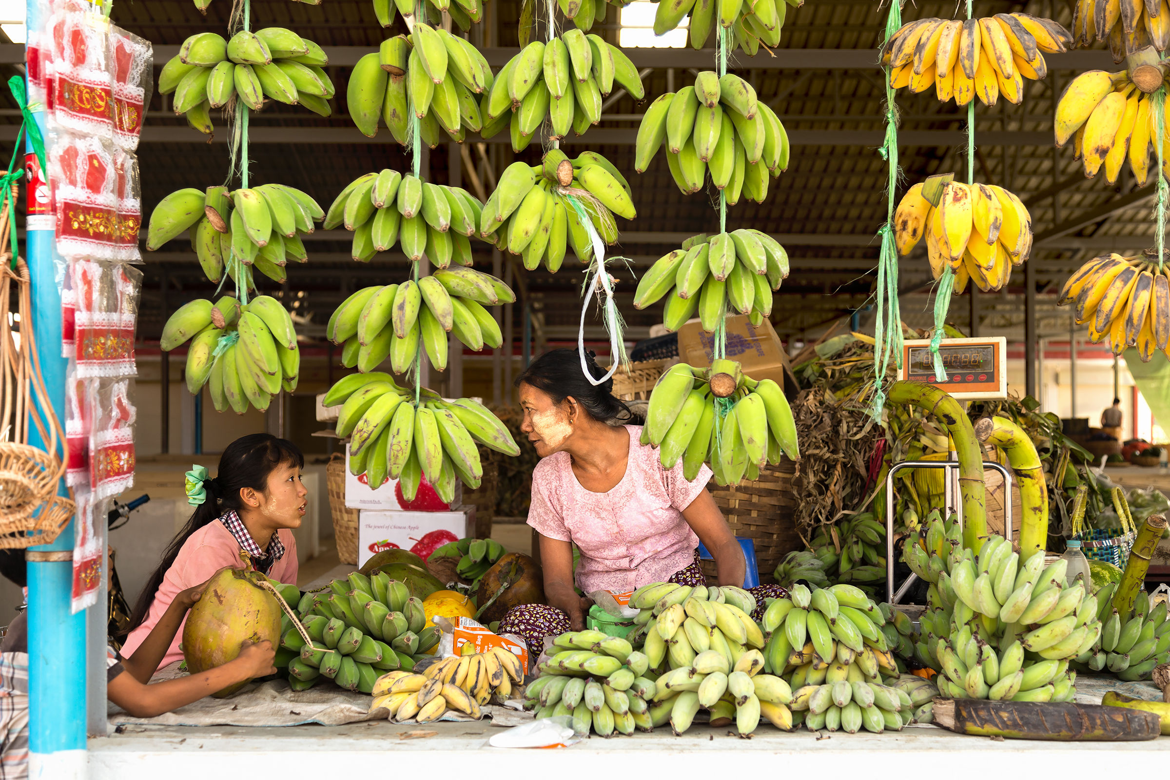 Stall of bananas