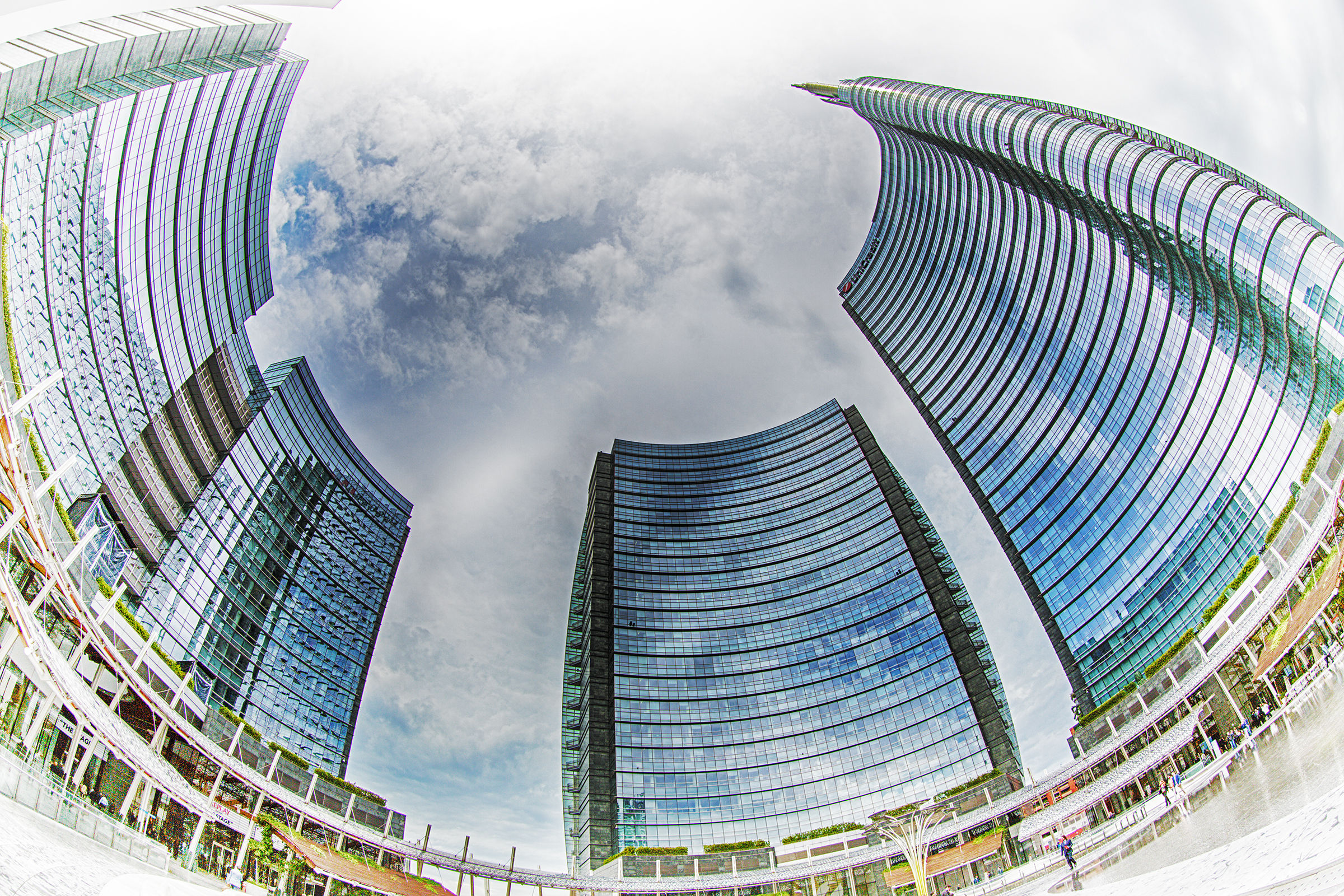 The square towers gae Aulenti