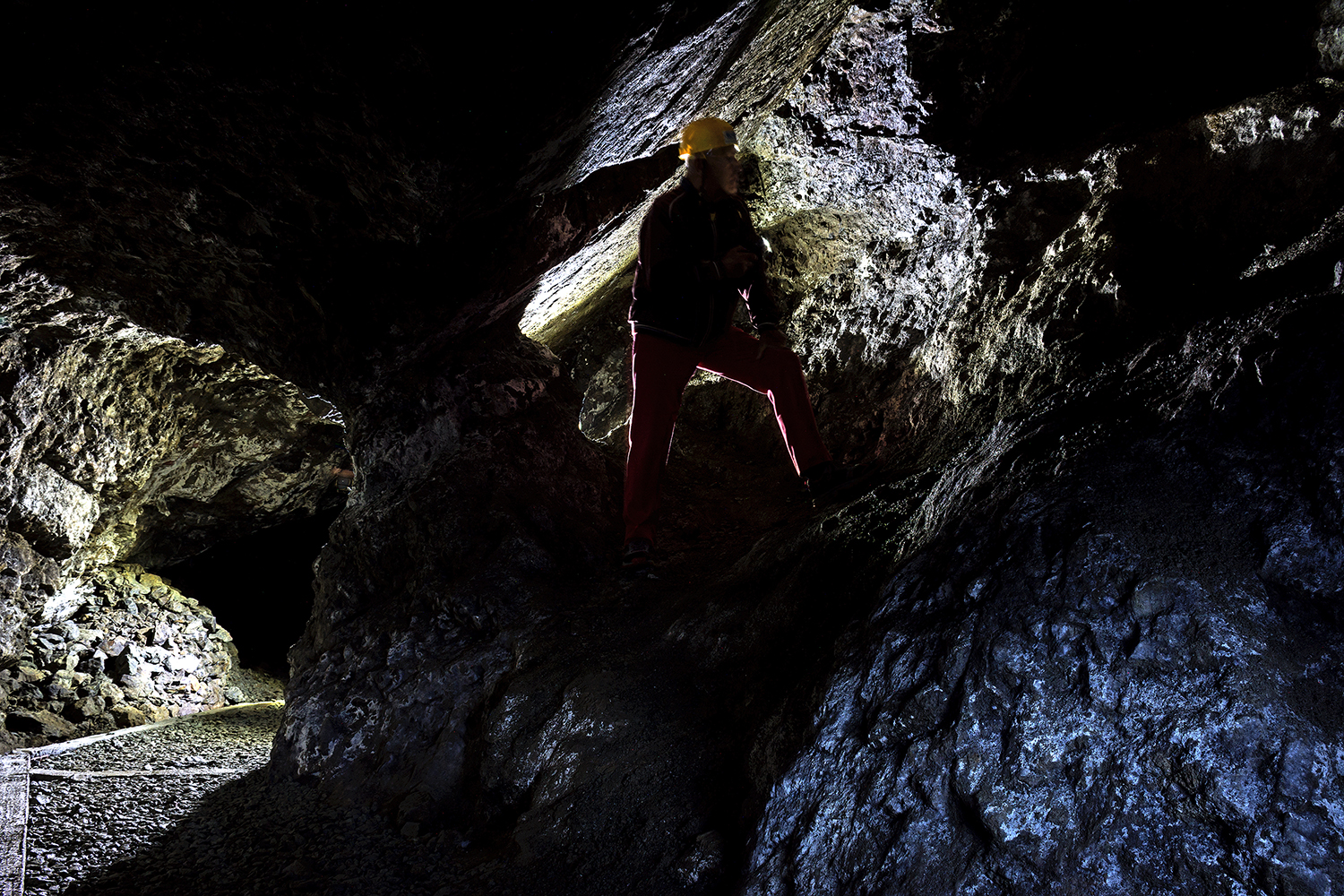 Esplorando la miniera