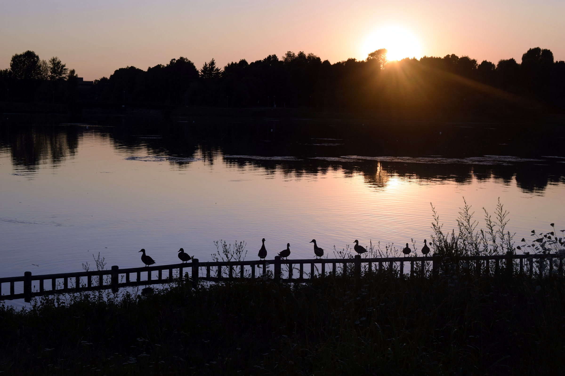 Briefing al tramonto