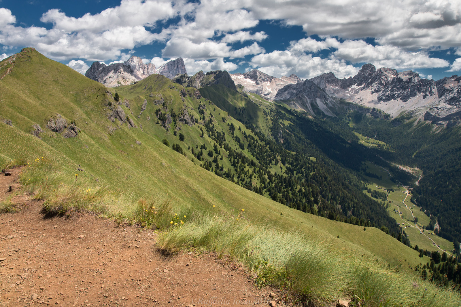Punto panoramico Col De Valvacin 2400 m   s.l.m