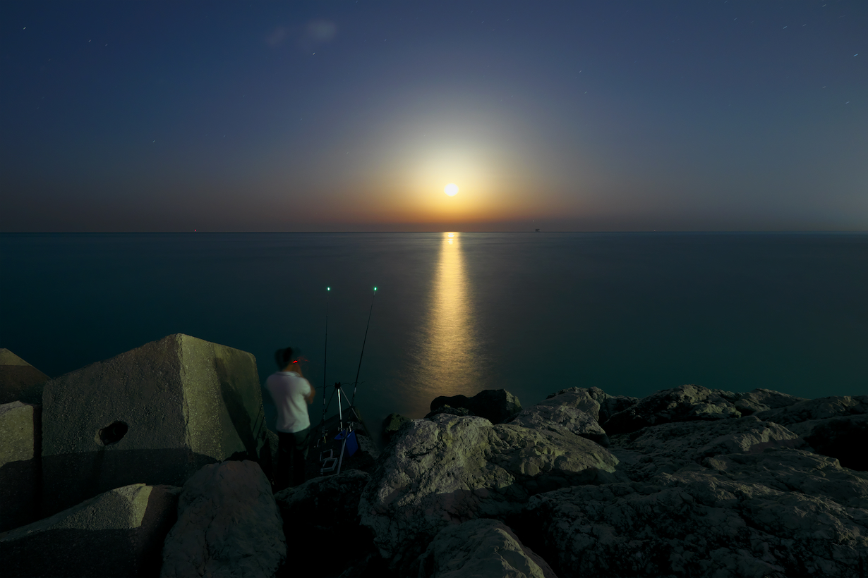 il pescatore e la luna