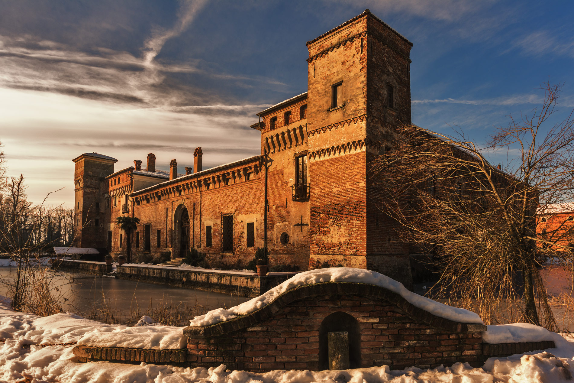Tramonto a Padernello