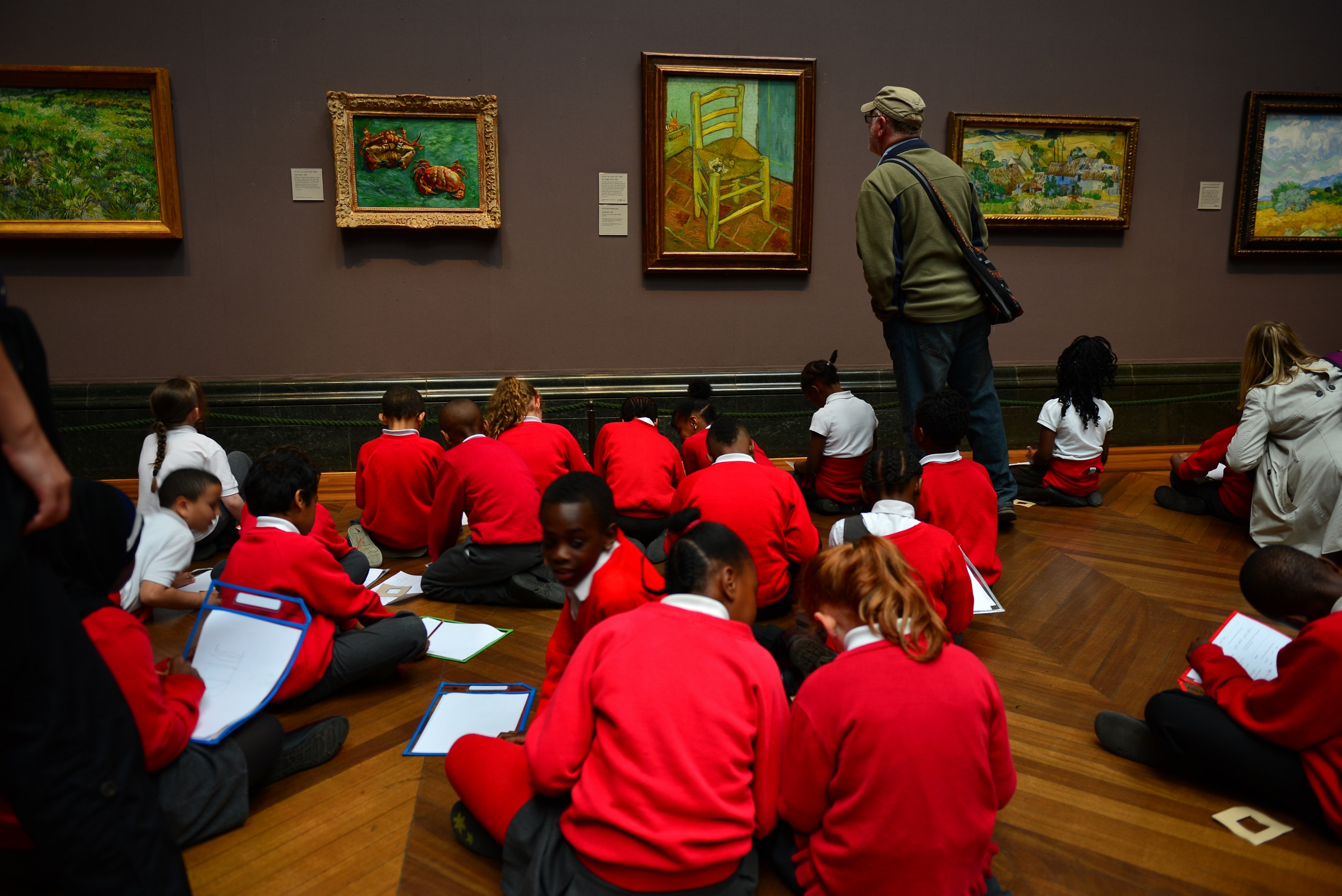 Davanti a un van Gogh