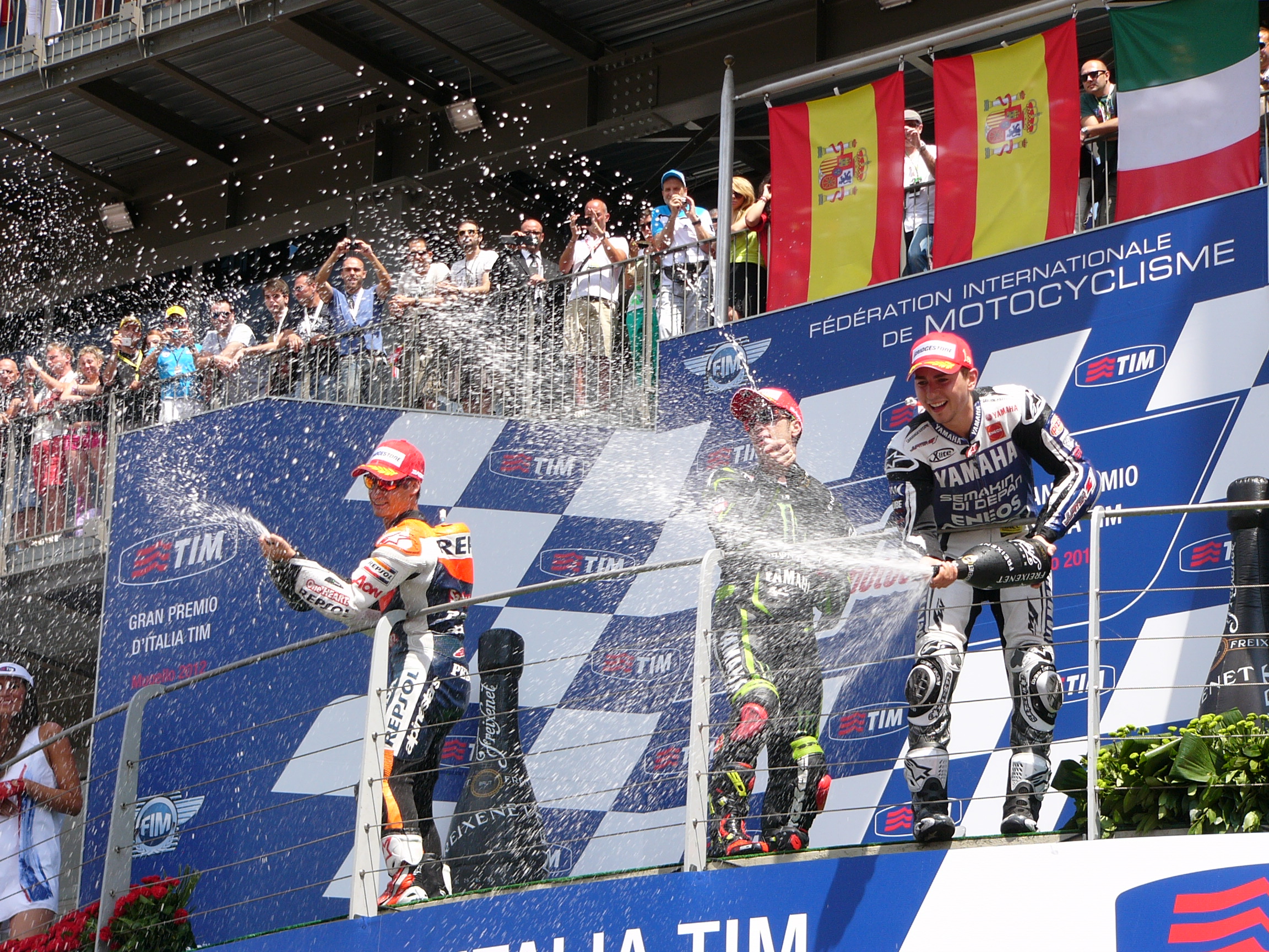 Mugello podium 2012