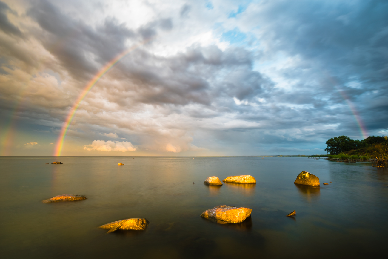 tempesta andato, è venuto l'arcobaleno