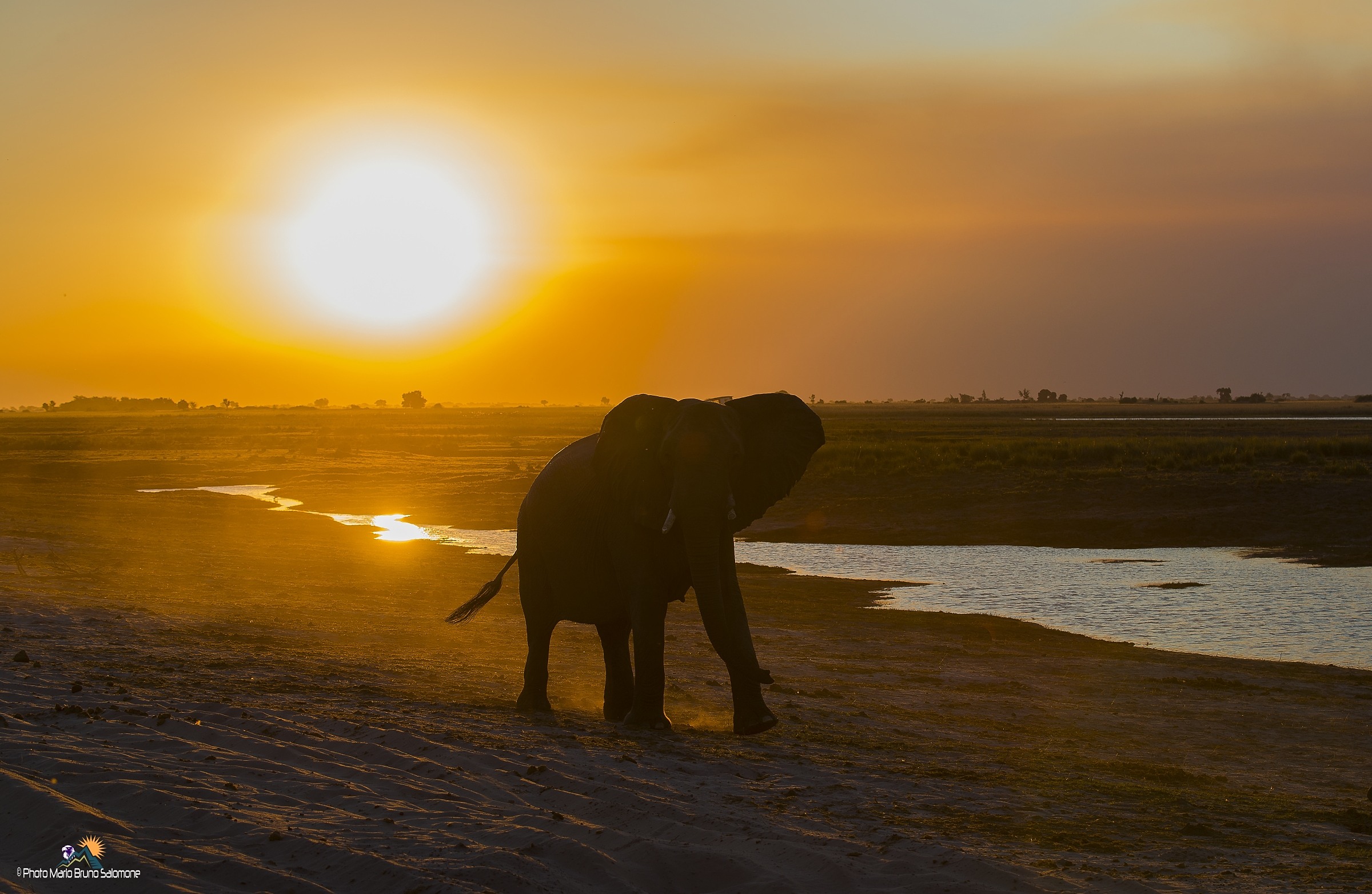 Sunset on the Chobe