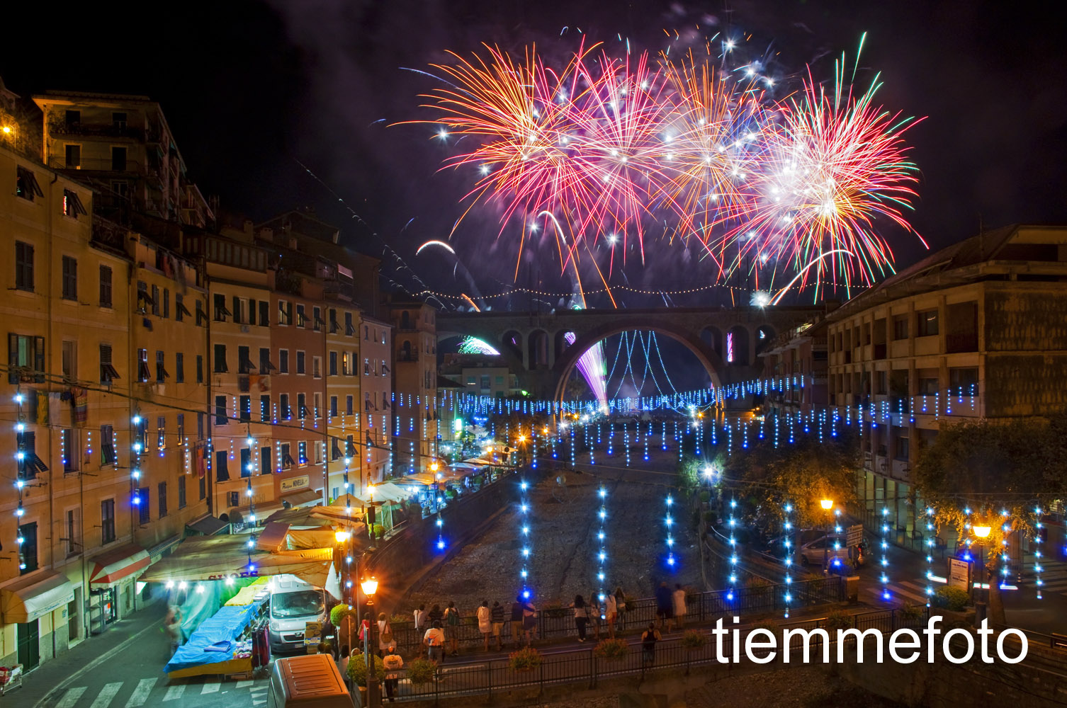 Fuochi d'artificio a Sori
