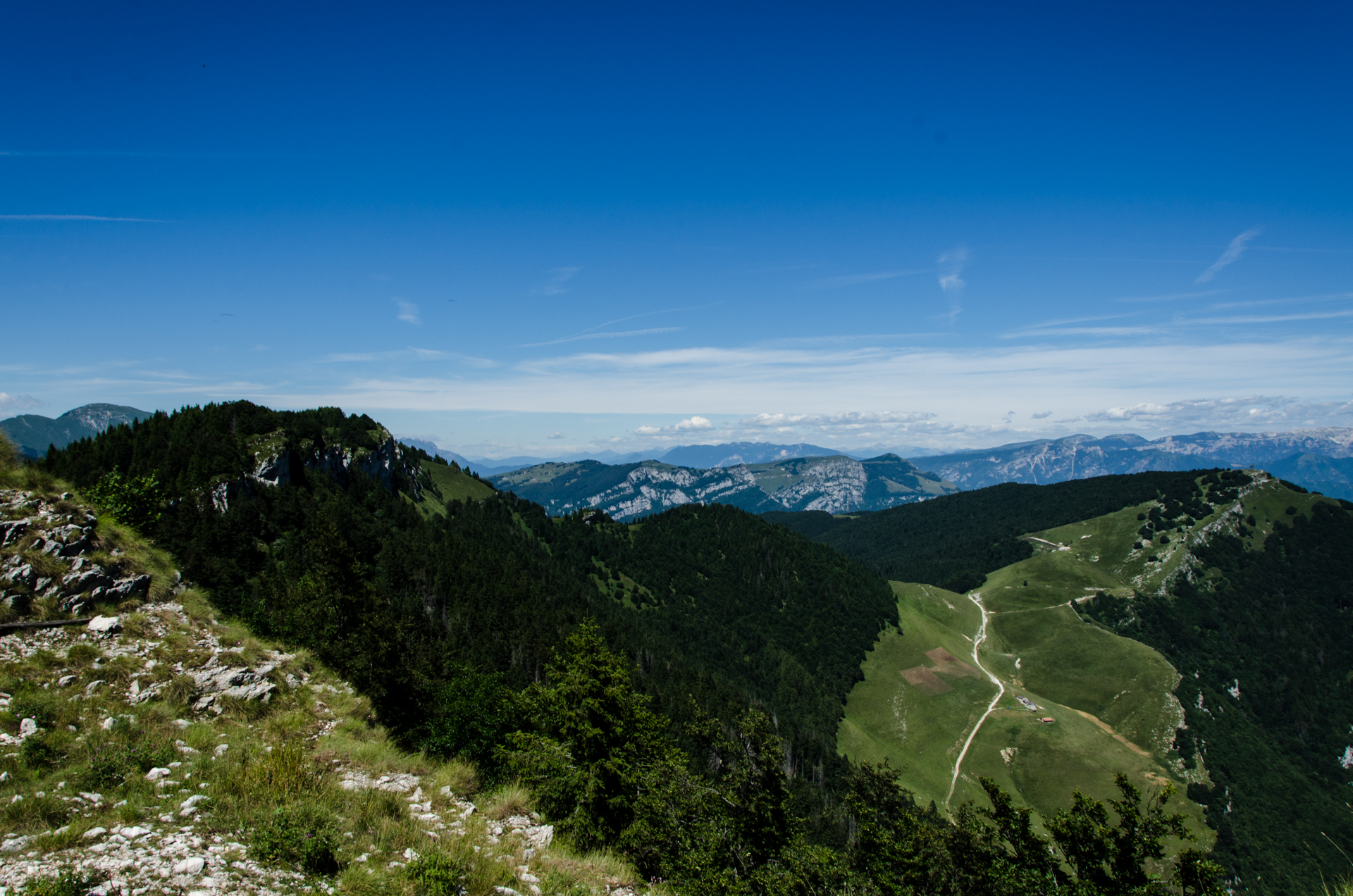 Mountains and valley