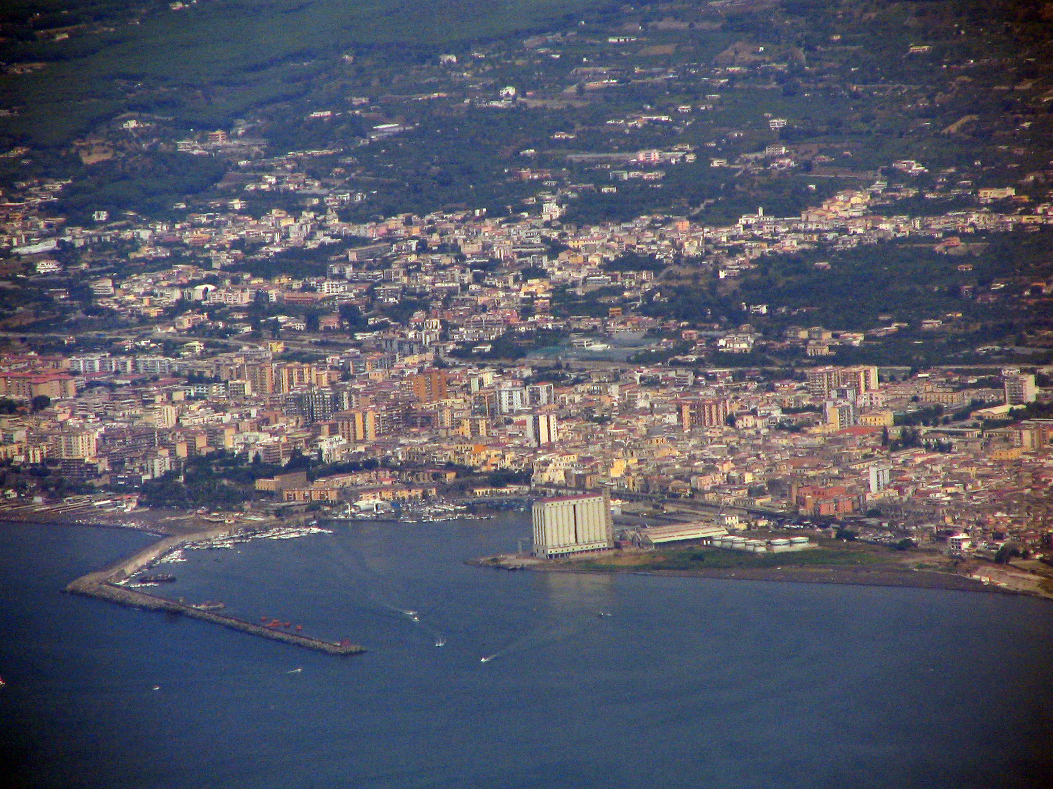 Torre Annunziata top view a bit 'of years ago
