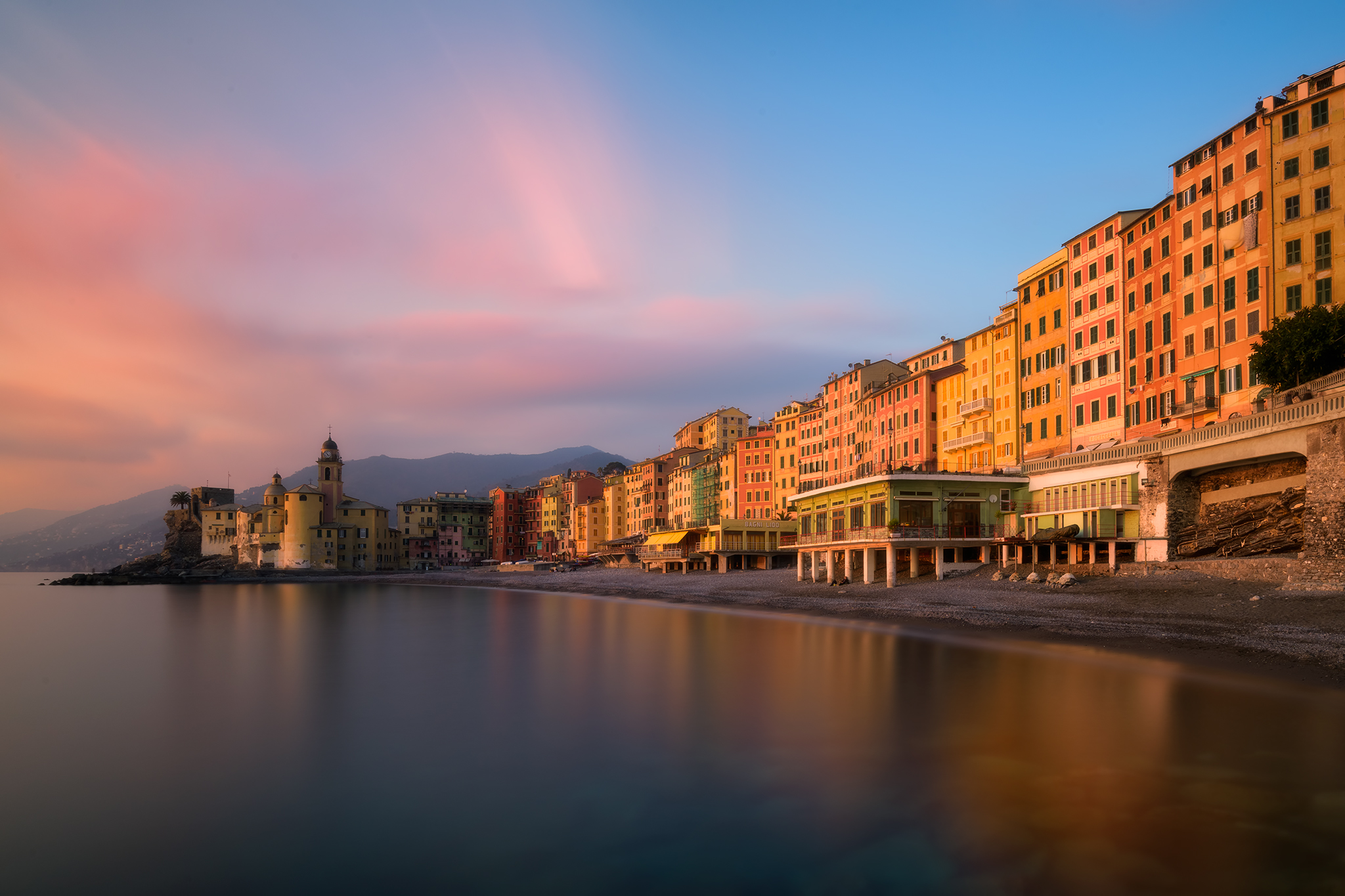 Sunset in Camogli