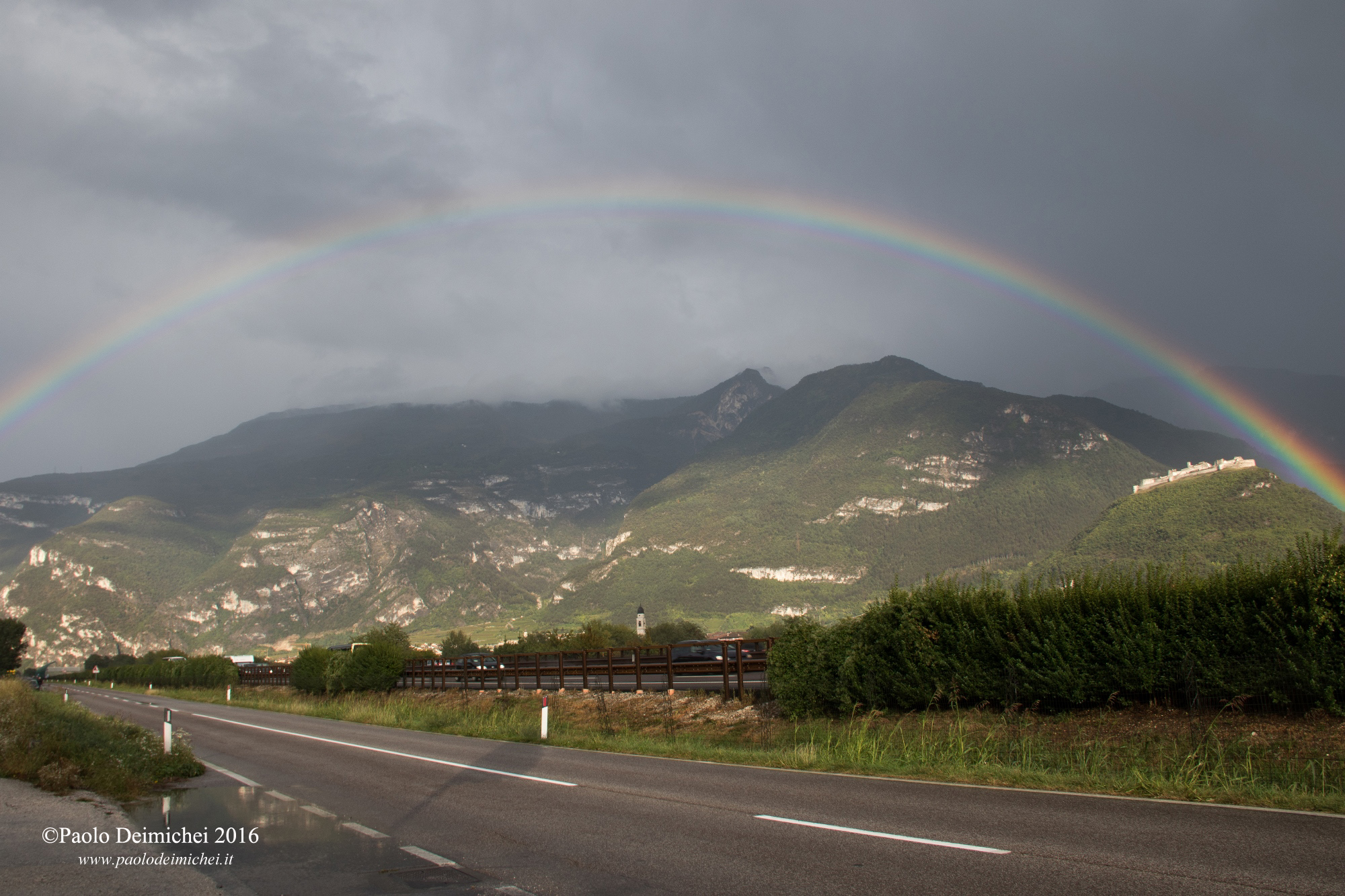 Rainbow in Castel Beseno - Rovereto (tn)