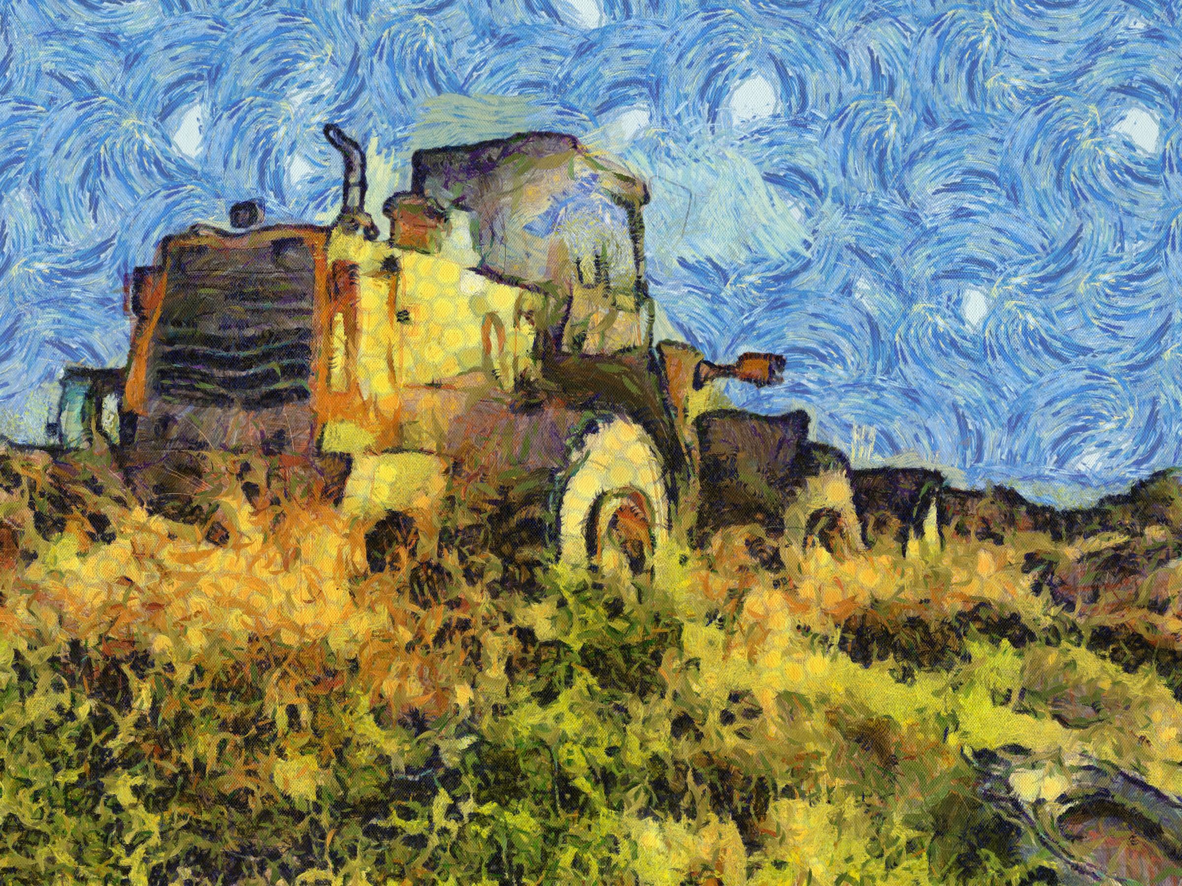 Van Gogh Bulldozer