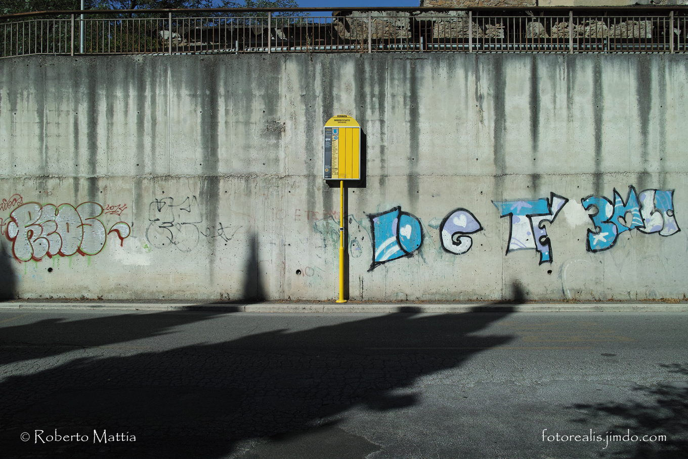 Una fermata Bus molto comoda