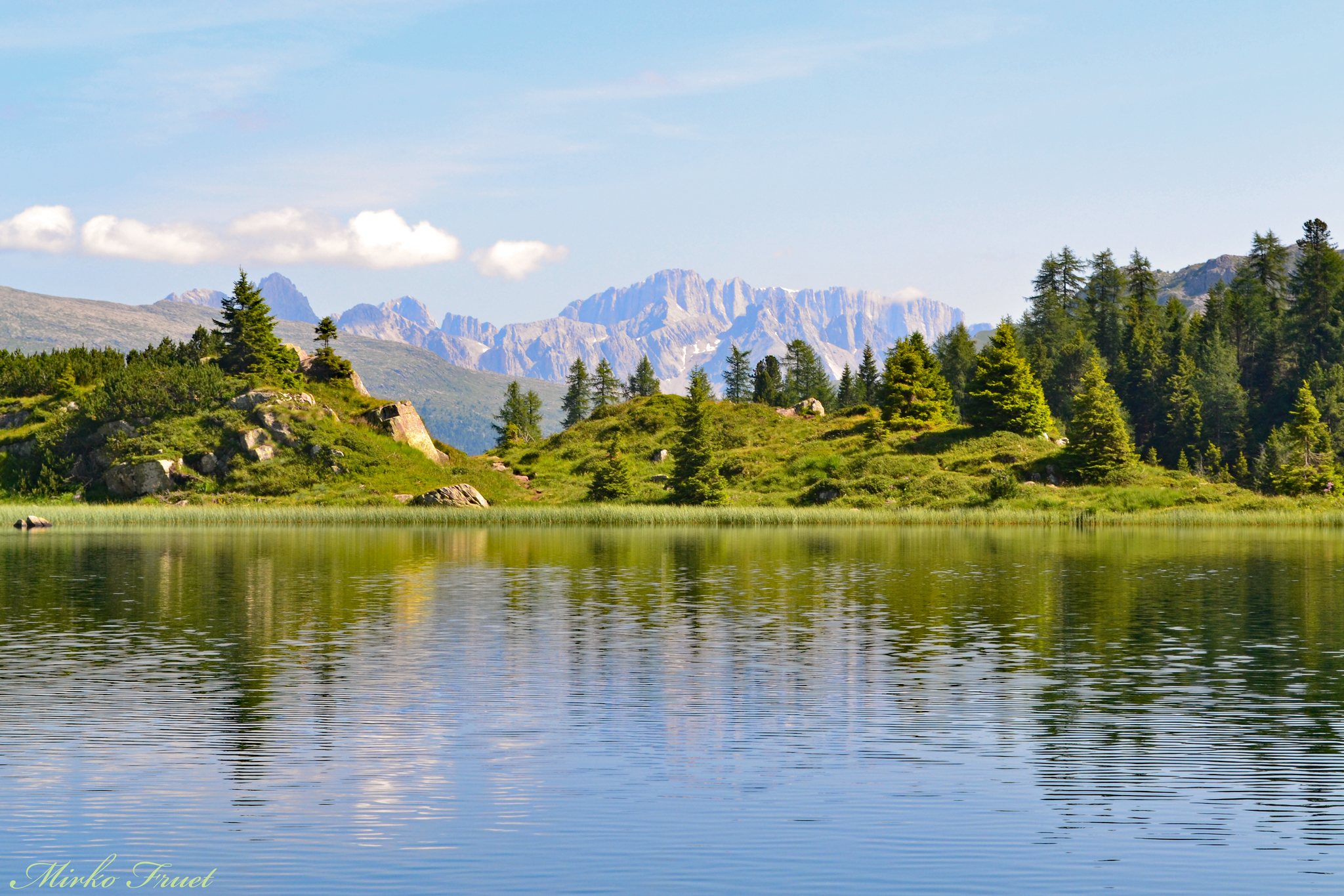 View from the Colbricon lakes