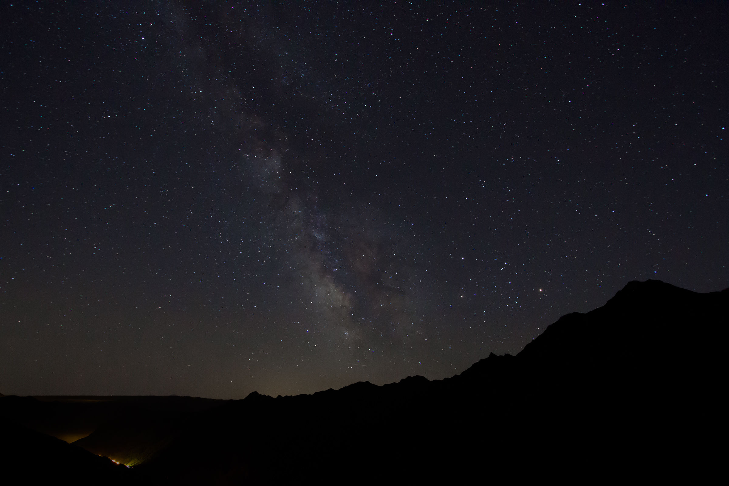 The sky from the Col Agnel