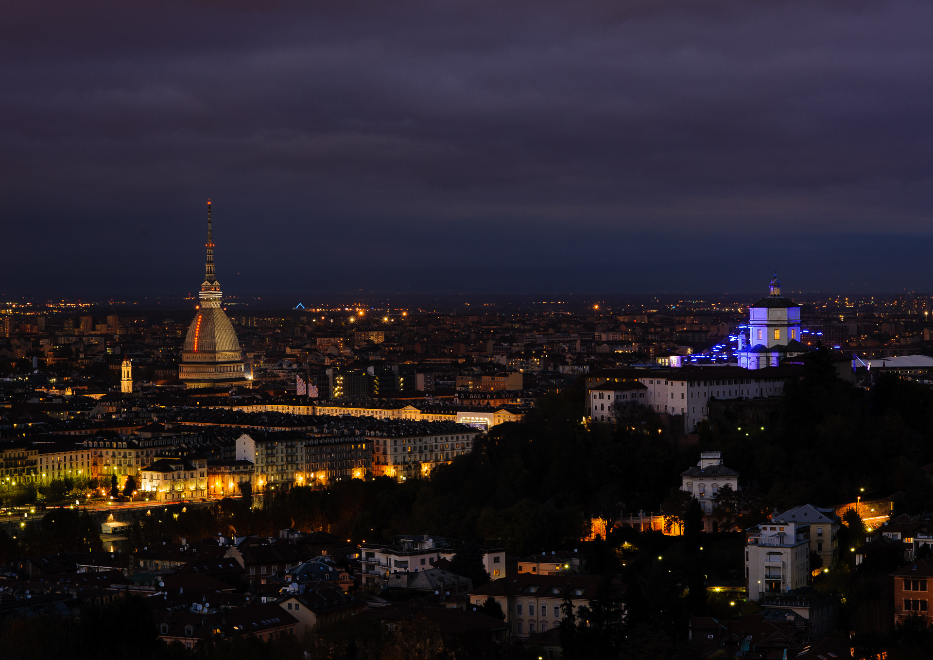 Turin. Night.