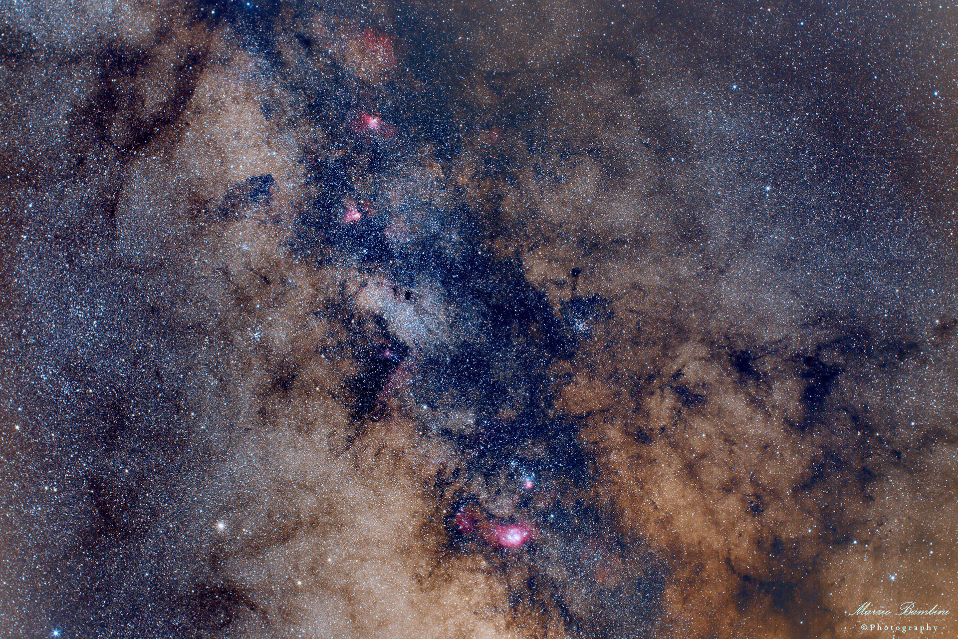 Very Wide Field M8 M20