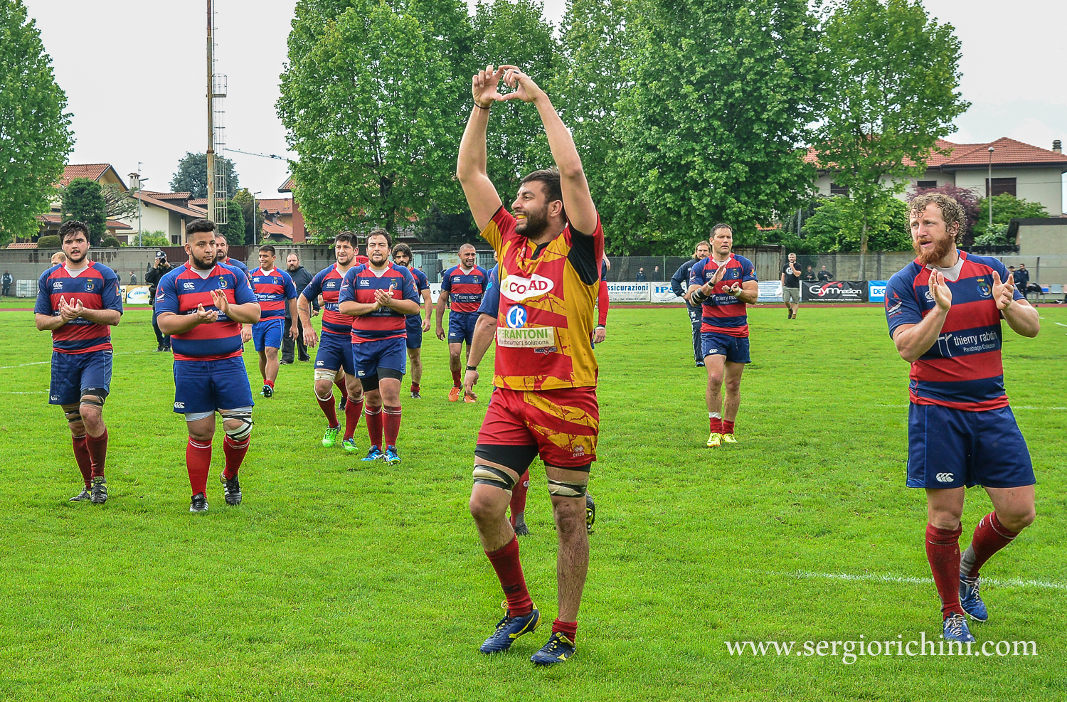 Il risultato finale di ogni incontro di rugby....