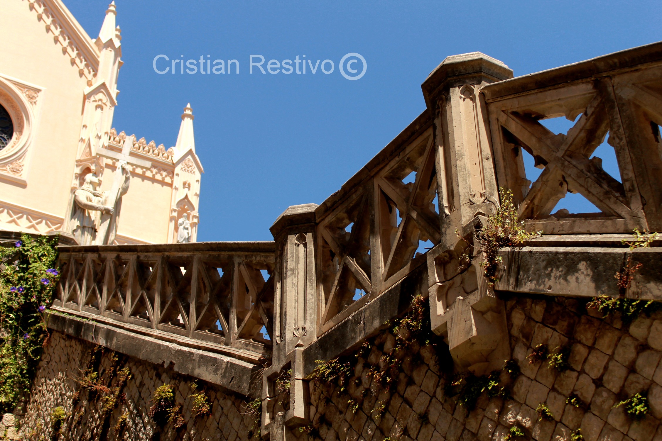 Scalinata della chiesa