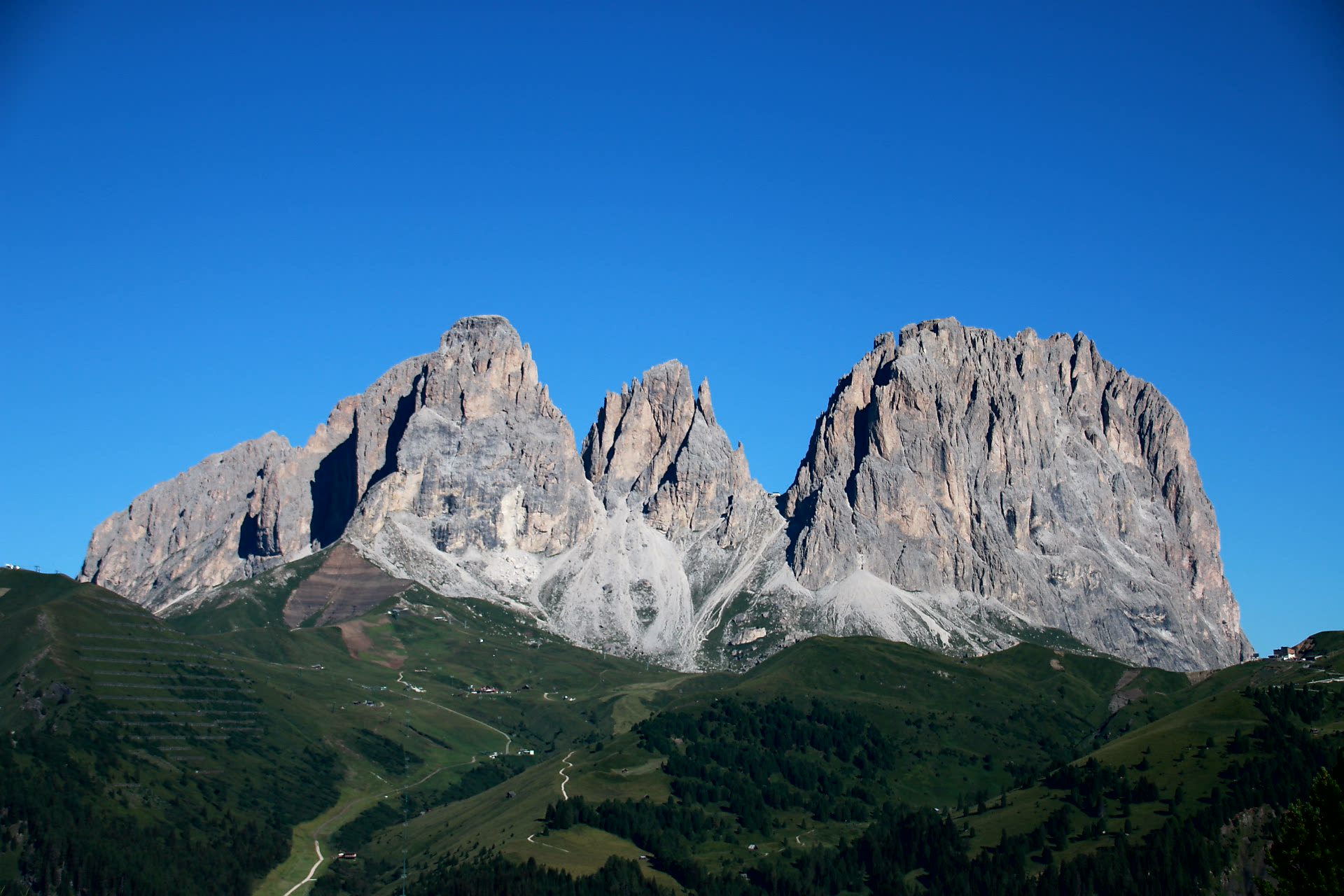 Sassolungo seen from Col red