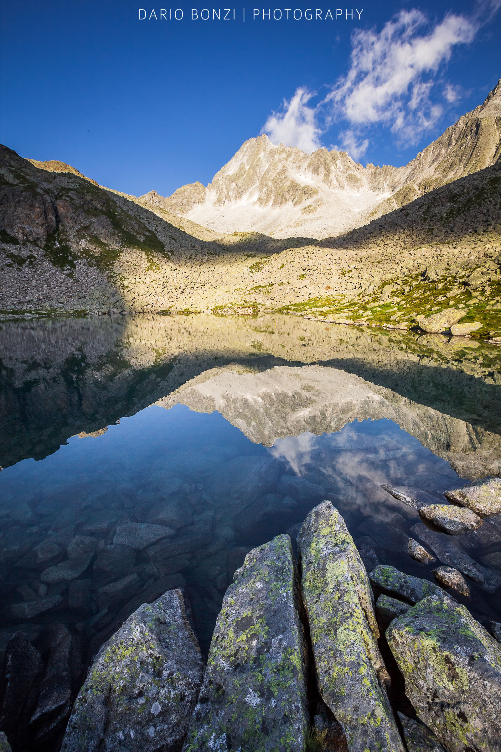 Ultime luci del giorno illuminano Cima Plem