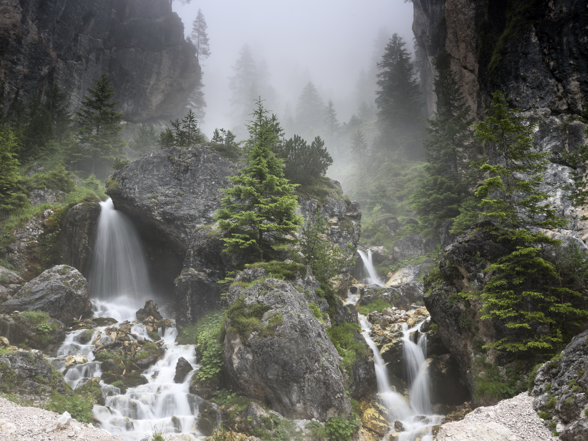 Waterfall in the Mist