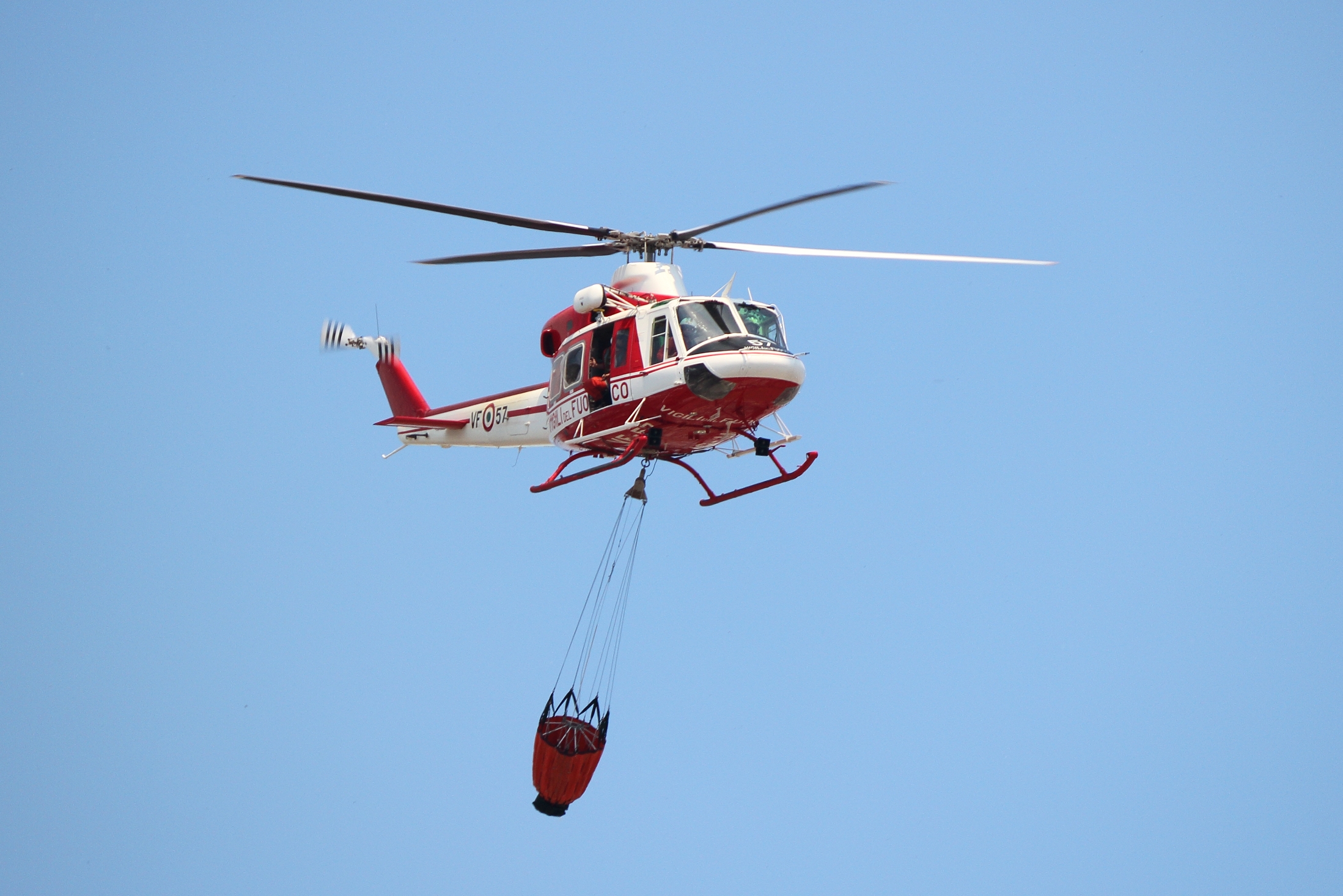 Intervention of the fire brigade fire cinecittà 4