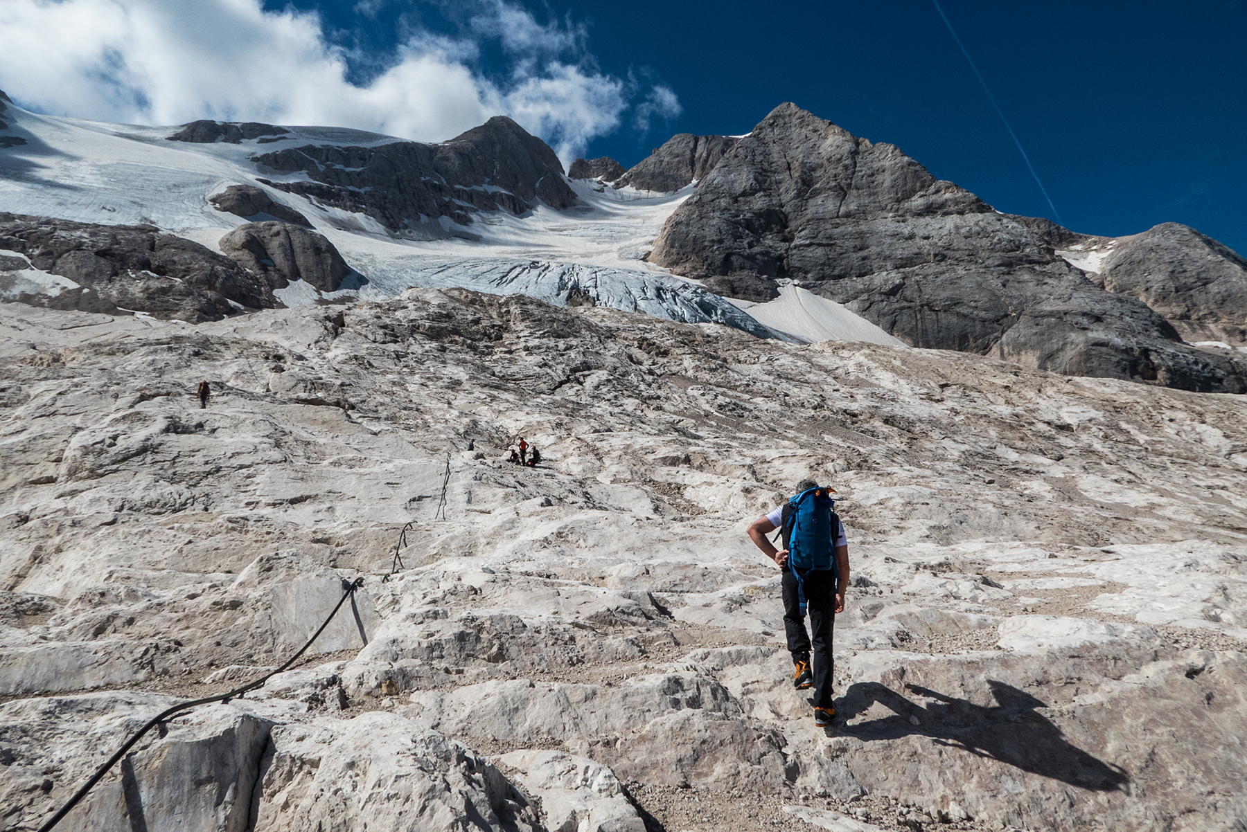 To Punta Penia (Marmolada)