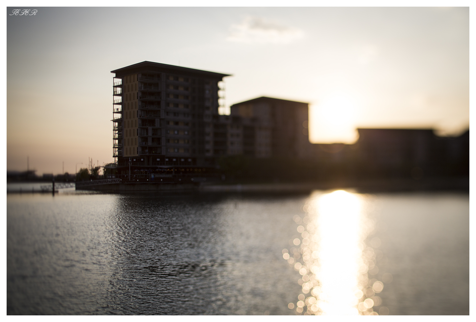 Darwin City tramonto