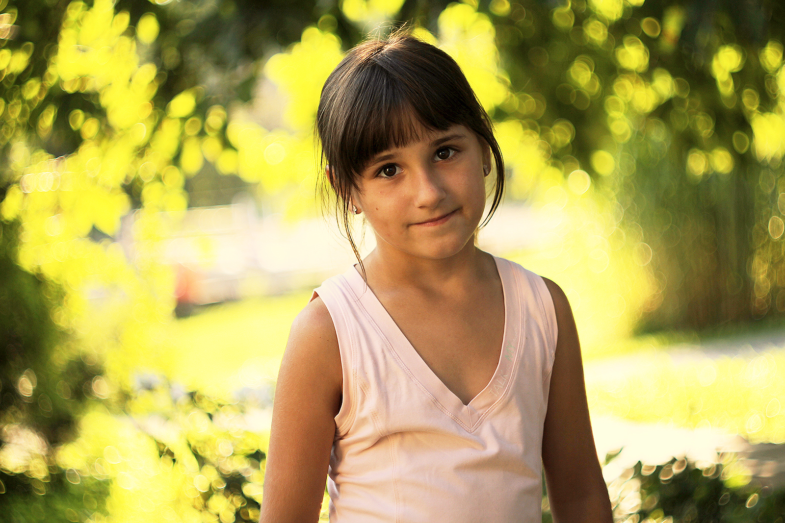 Under a chestnut tree