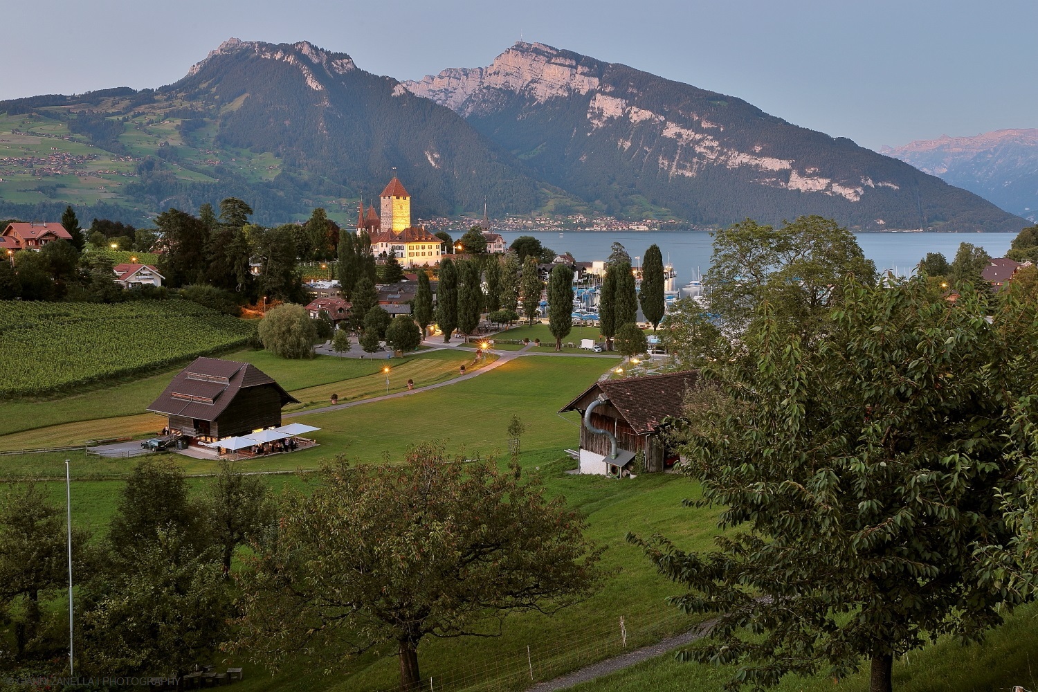 A happy angle. Spiez, Bernese Oberland.