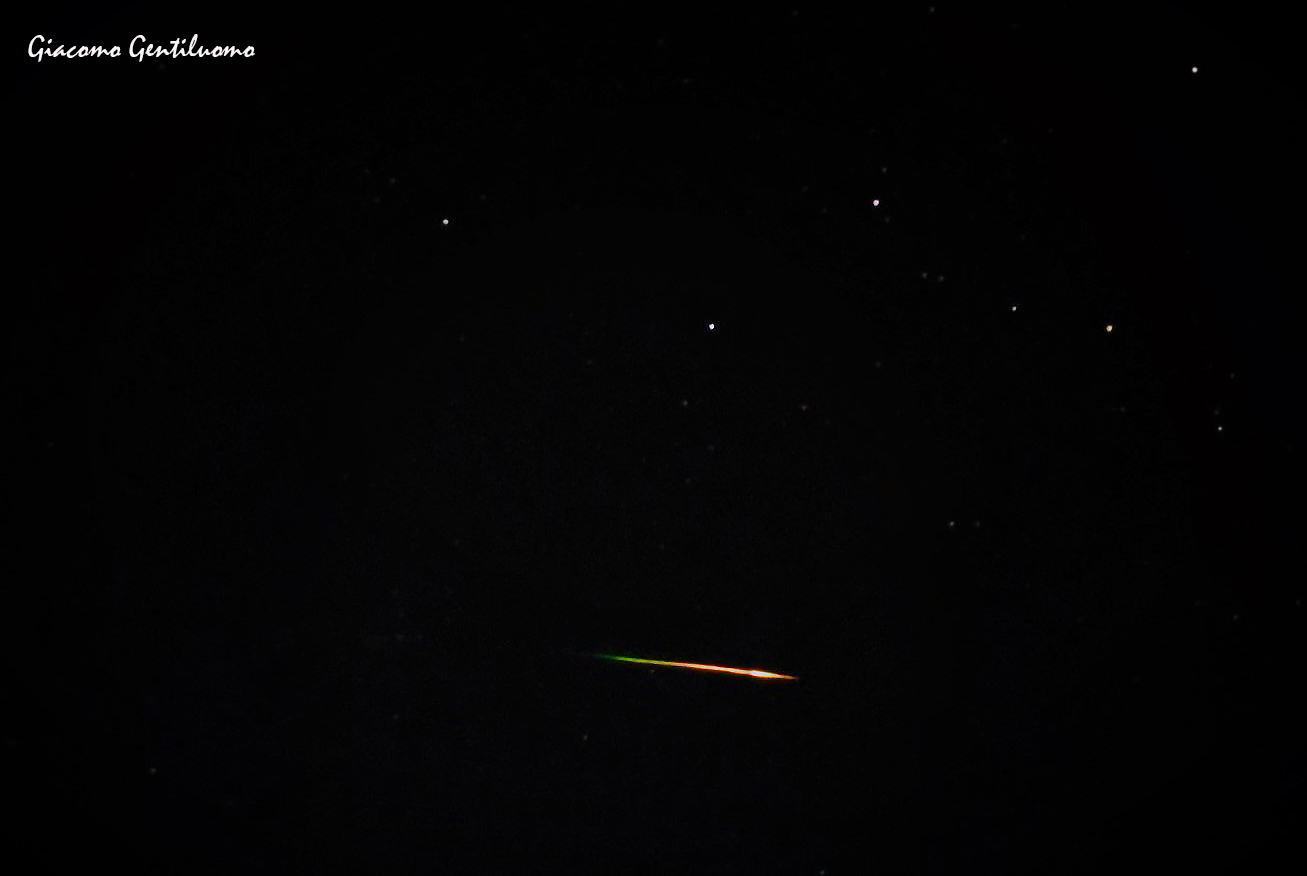 Perseide cassiopea in the August 12, 2016