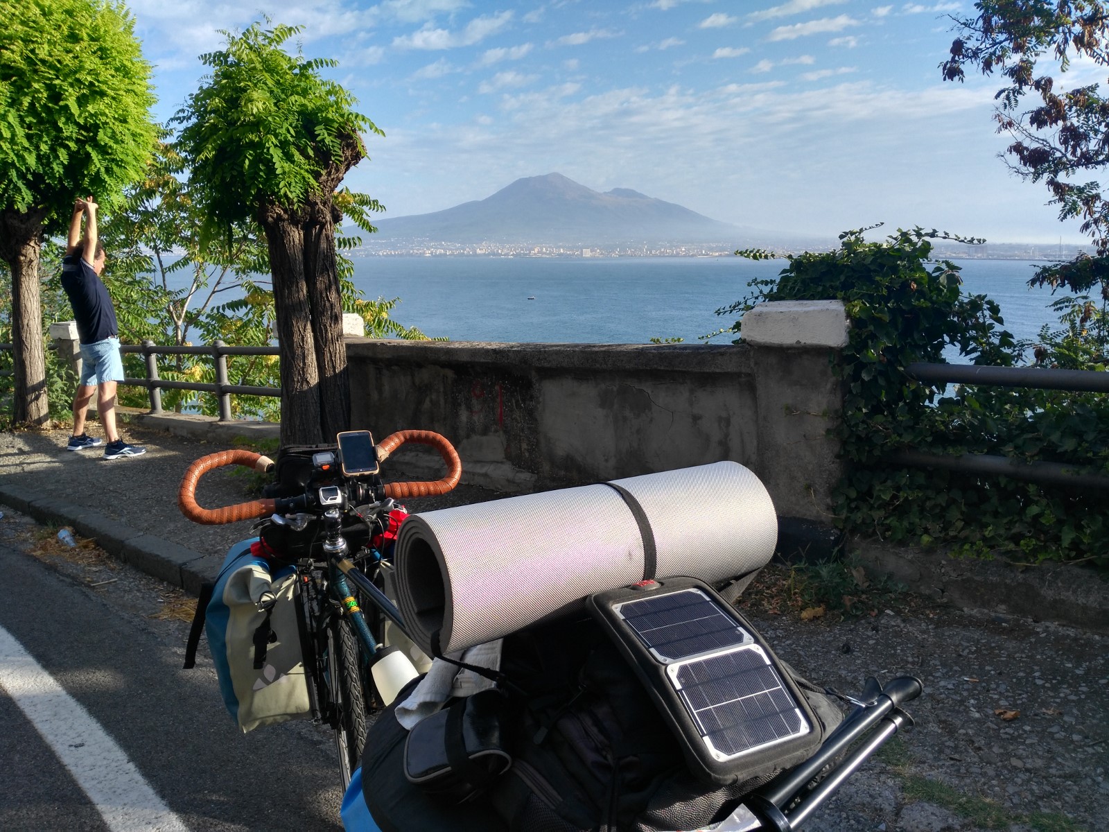 Overlooking The Vesuvius