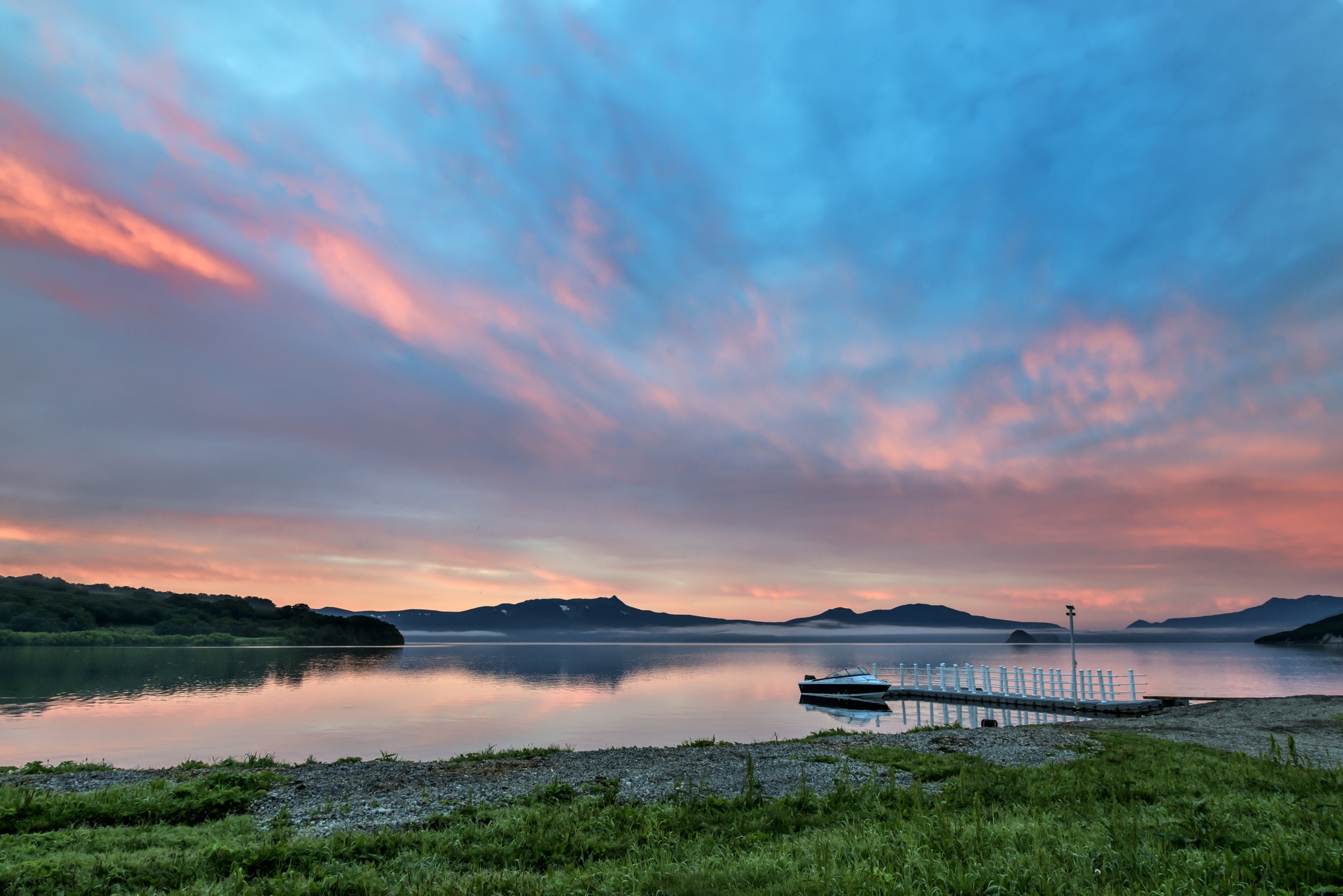 Kamchatka 2016 - Il pontile del campo