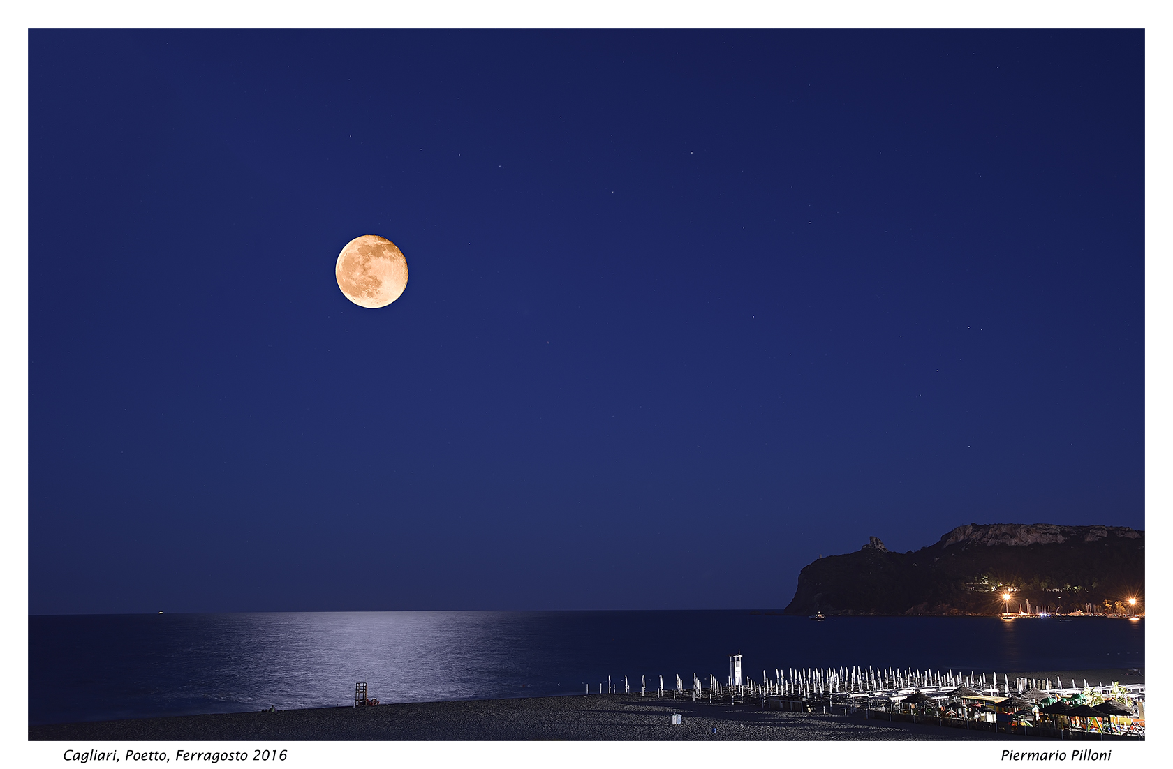 Notte di Ferragosto al Poetto, Cagliari
