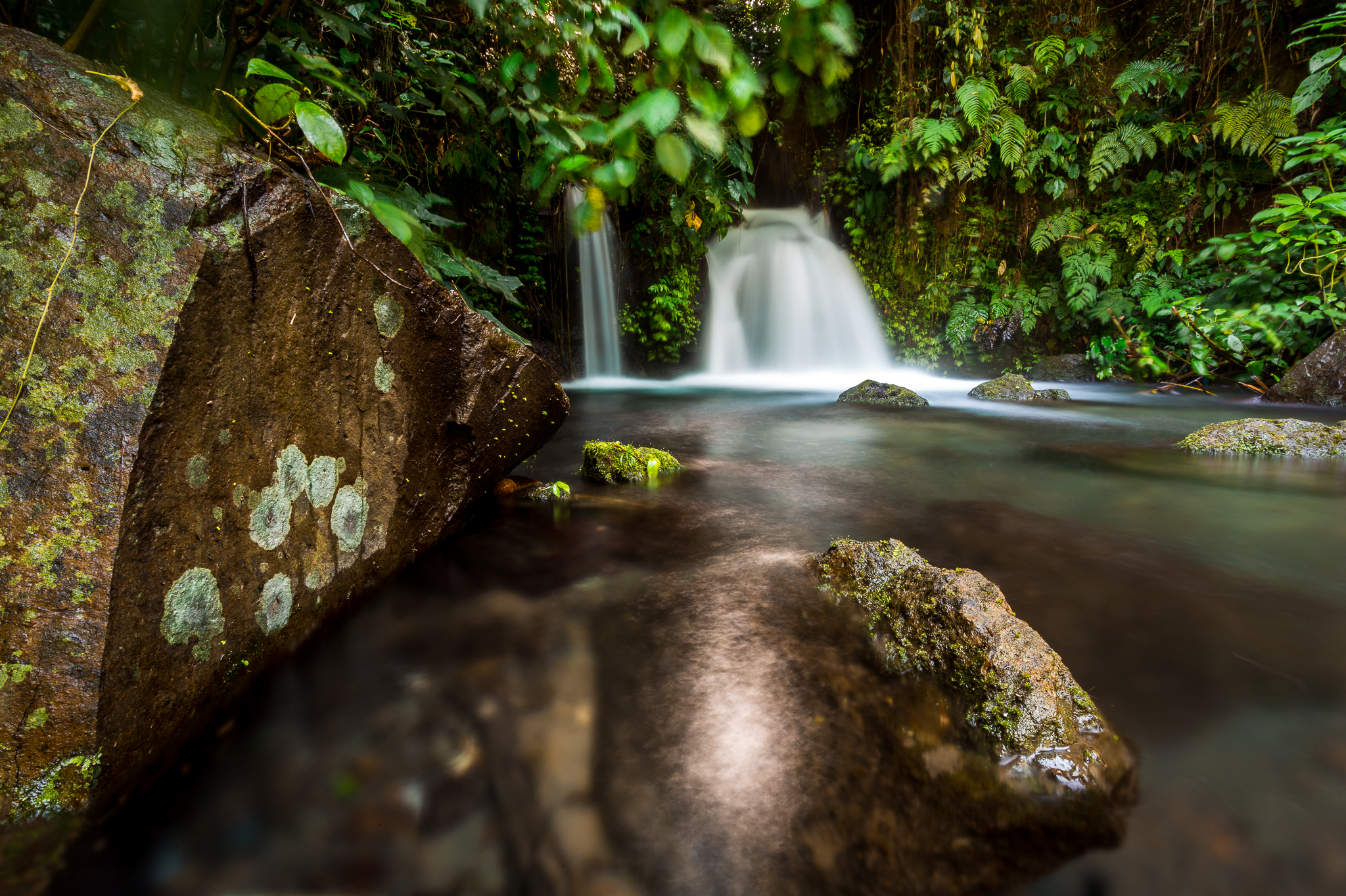 Hidden waterfall @Gunung Kawi temple, Bali