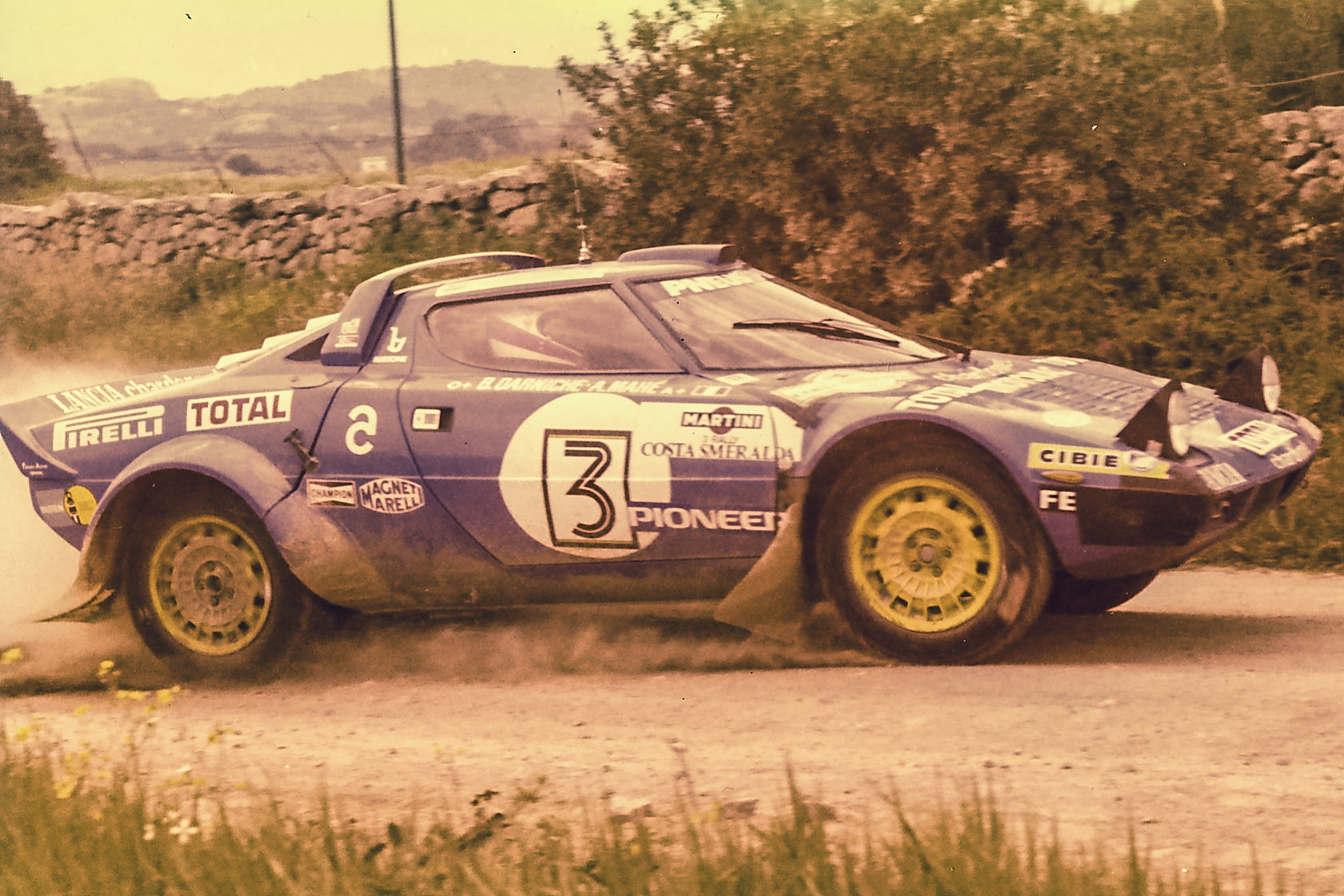 ralliy of Sardinia in 1980