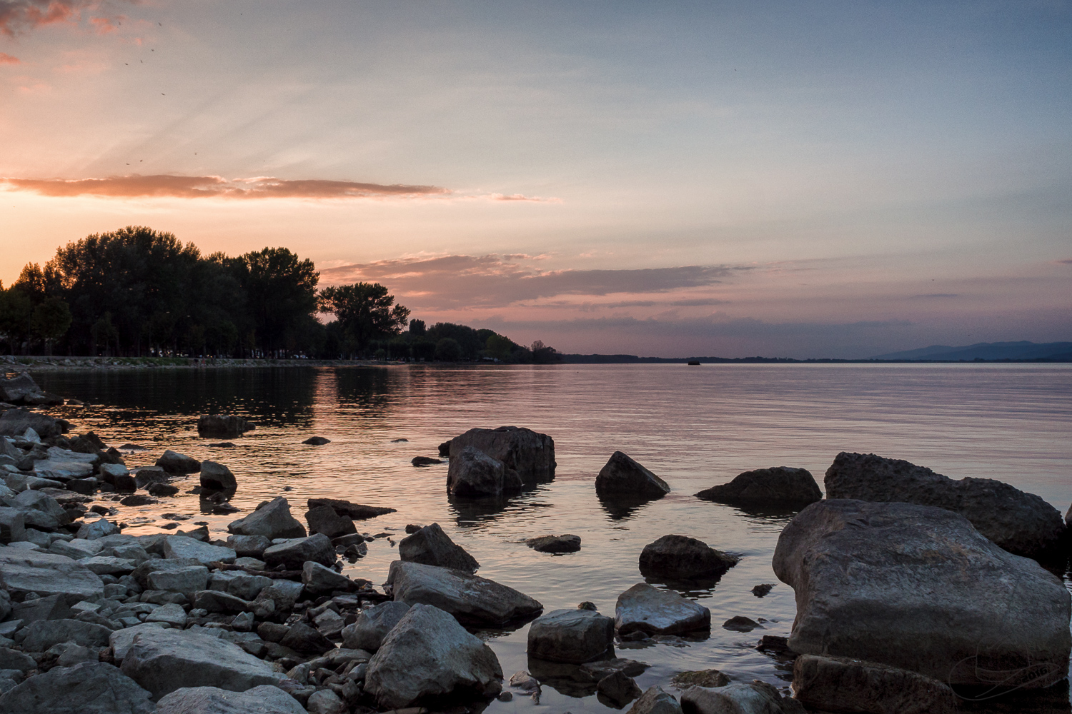 Sunset in Castiglione del Lago