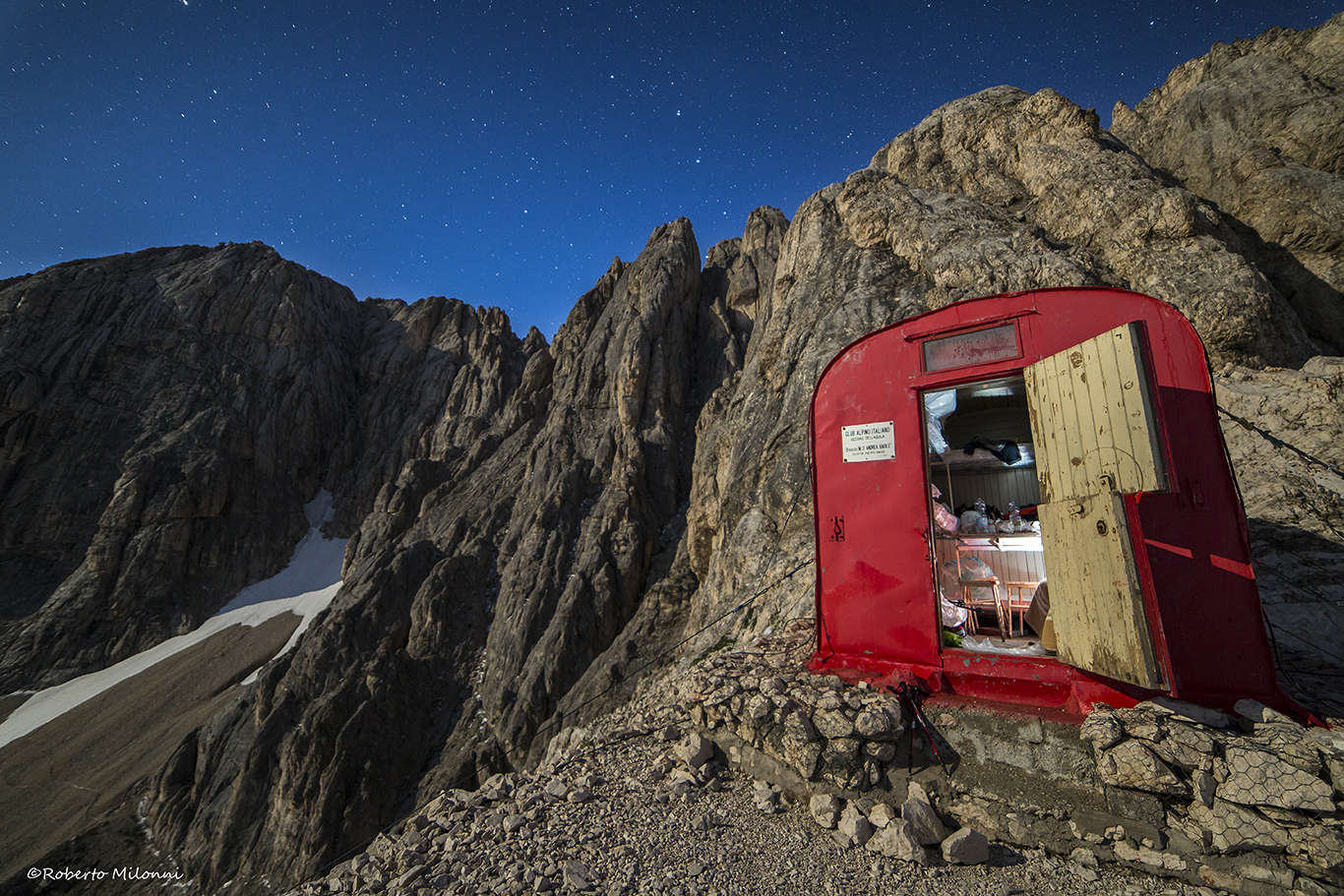 nottata sul bivacco Andrea Bafile