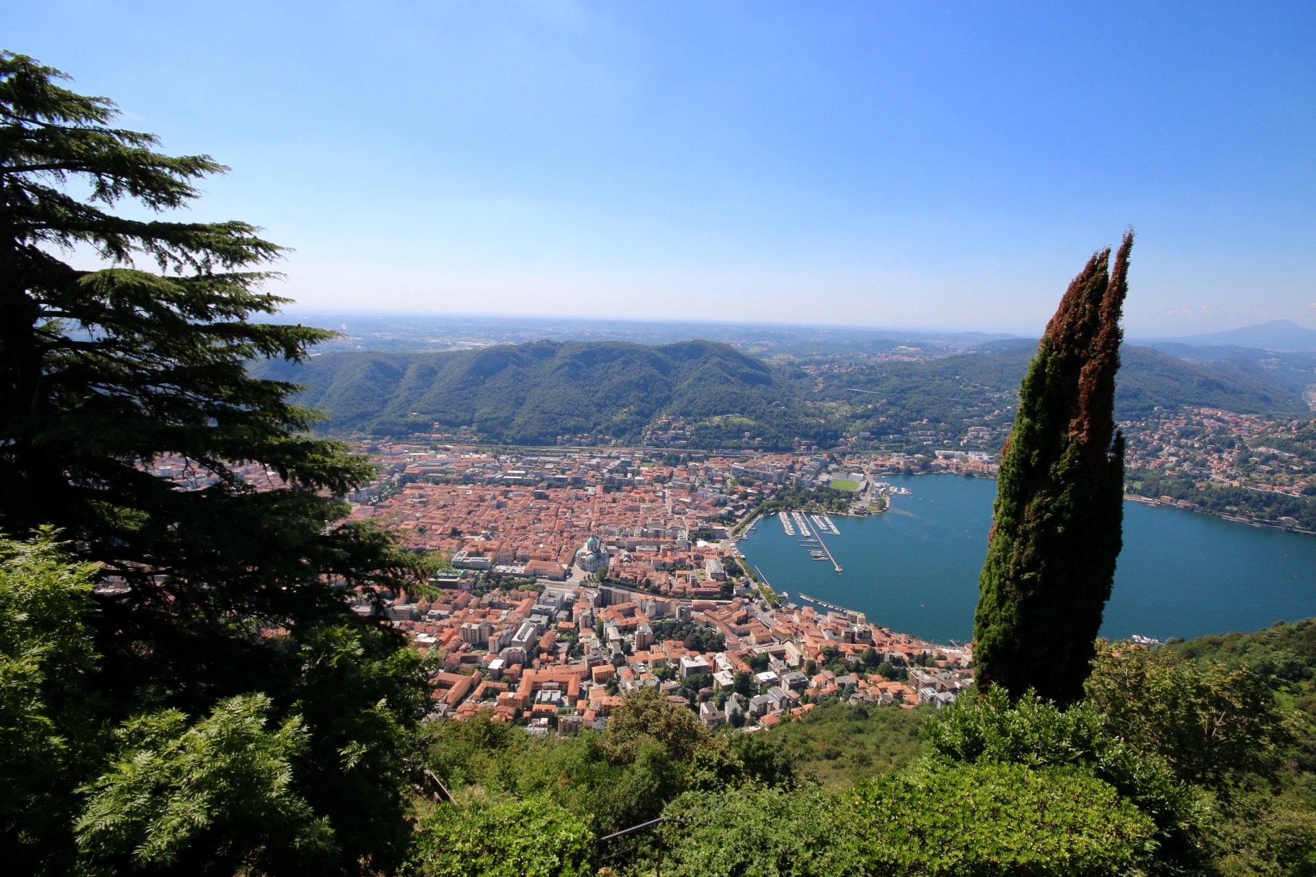 View of Lake Como from Brunate