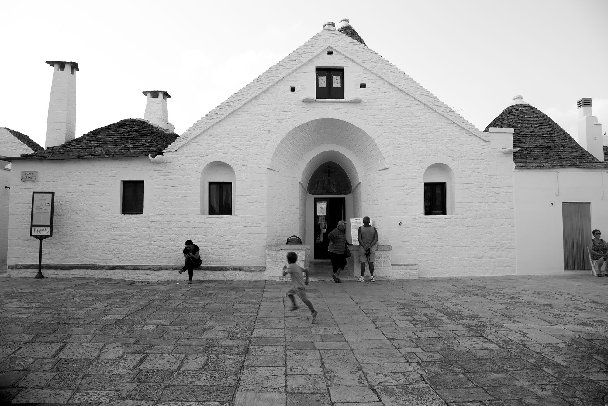 young runner in Alberobello