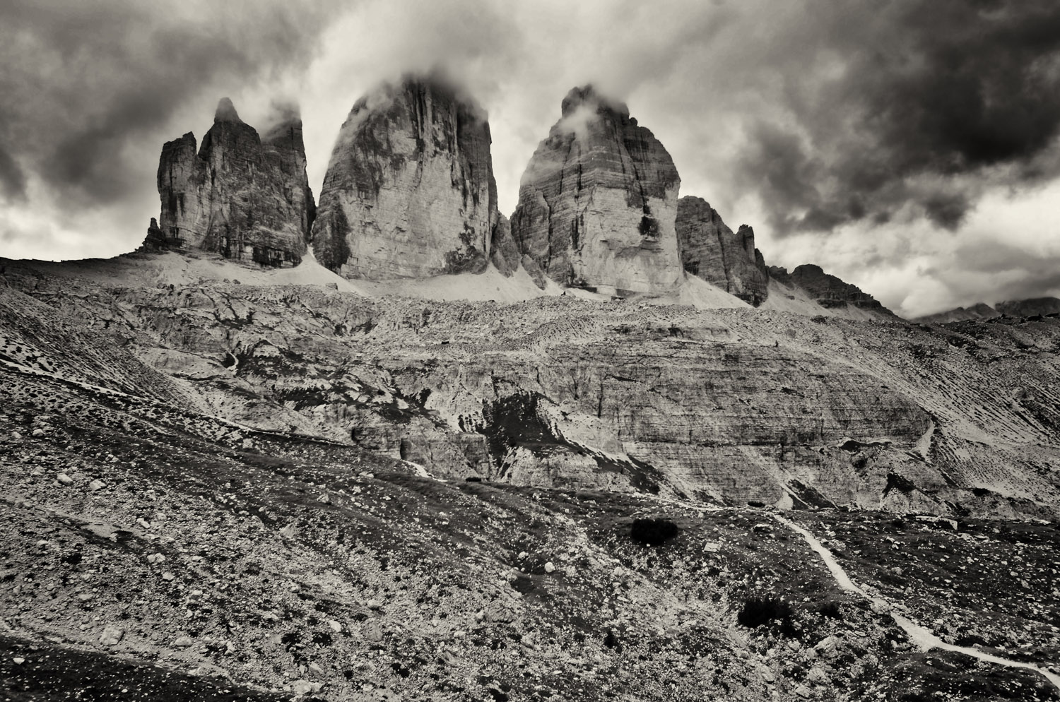 Three peaks of Lavaredo