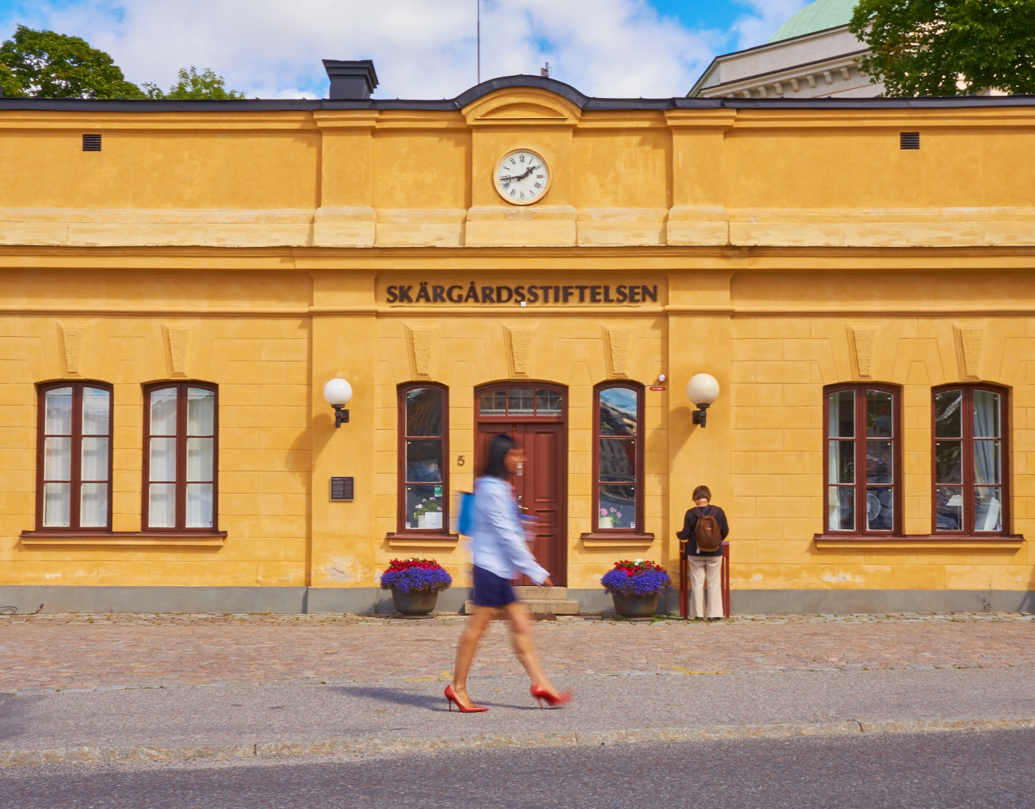 Walking around Stockholm