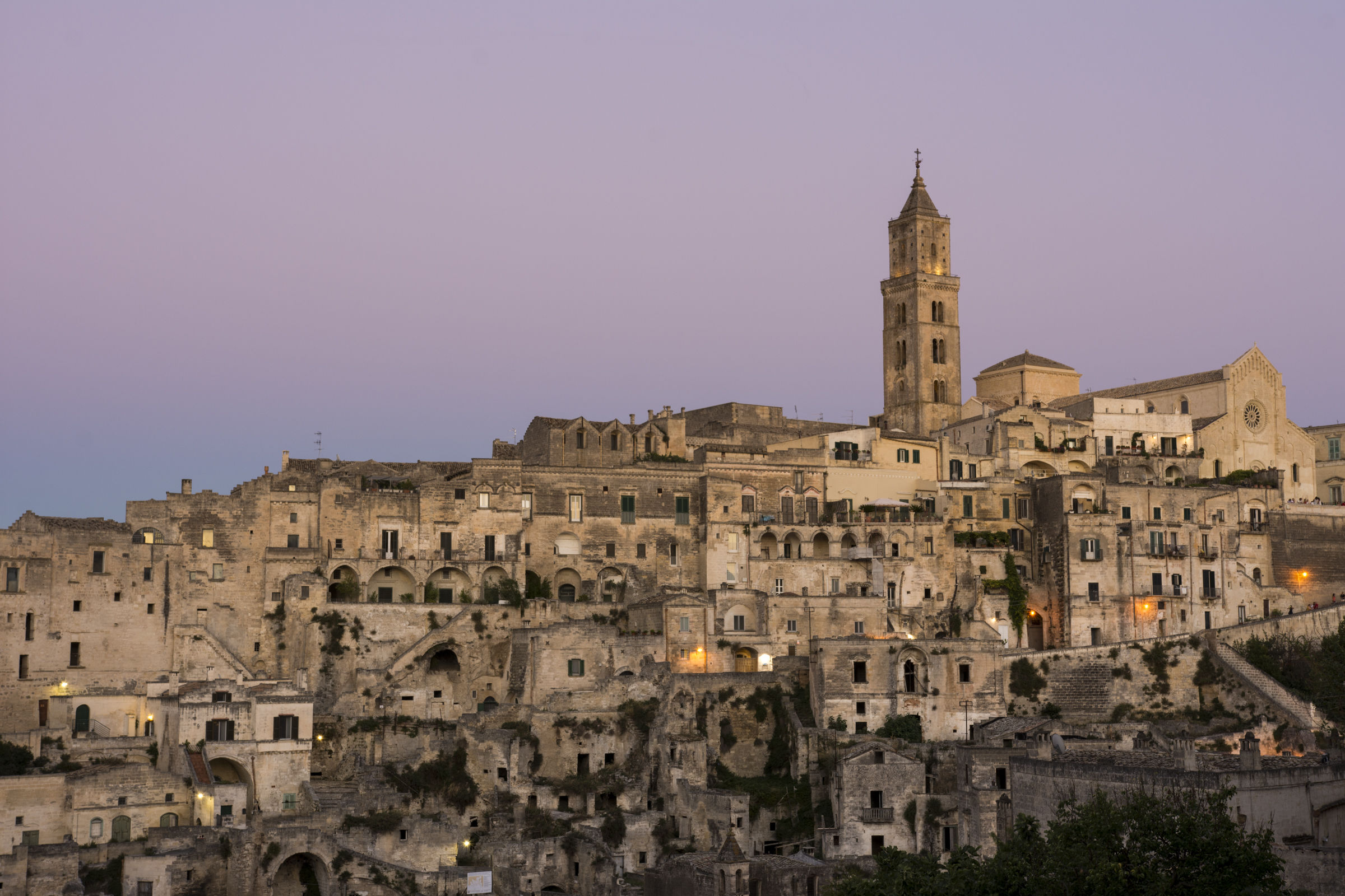 Sunset in Matera