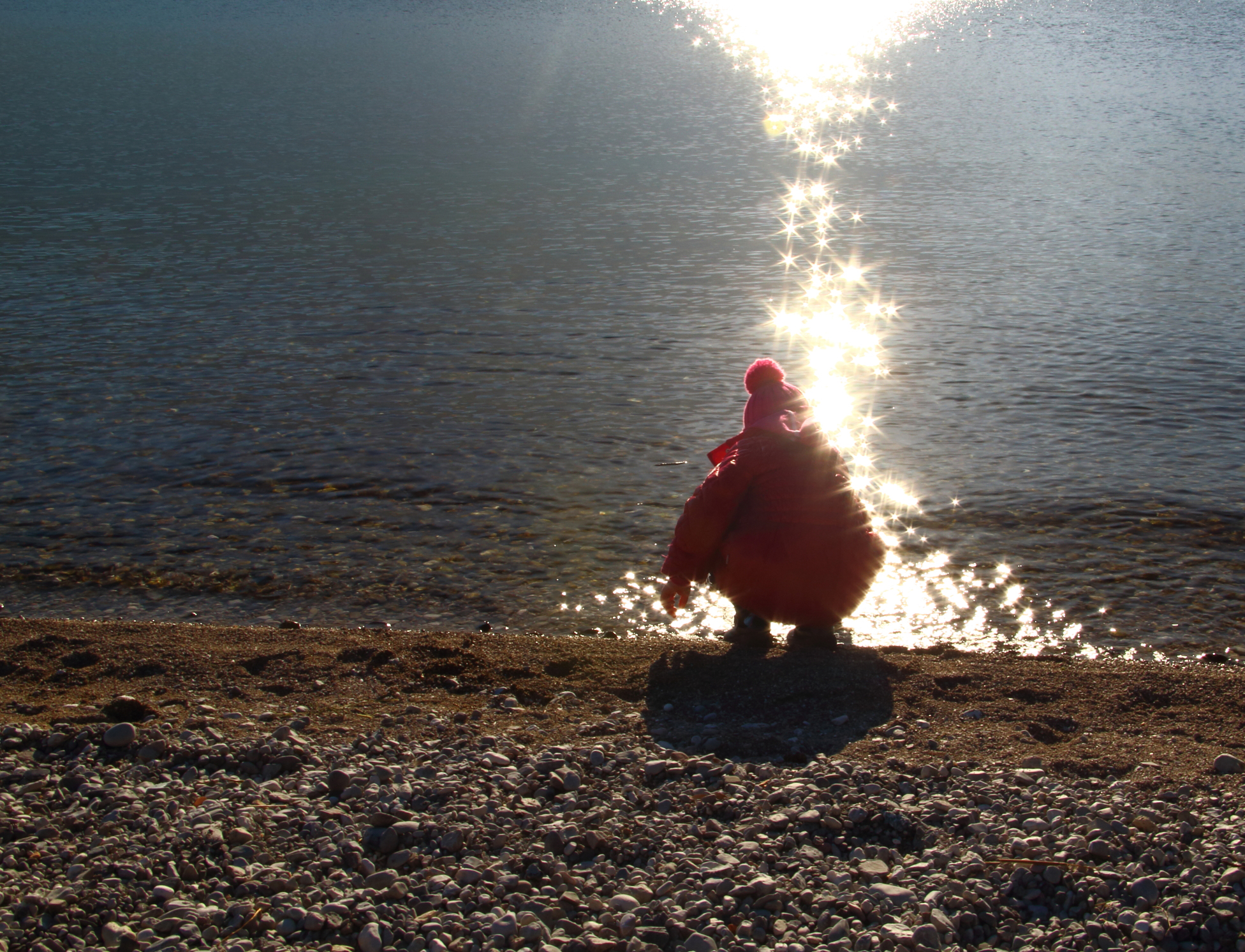 Toccare le stelle nel lago